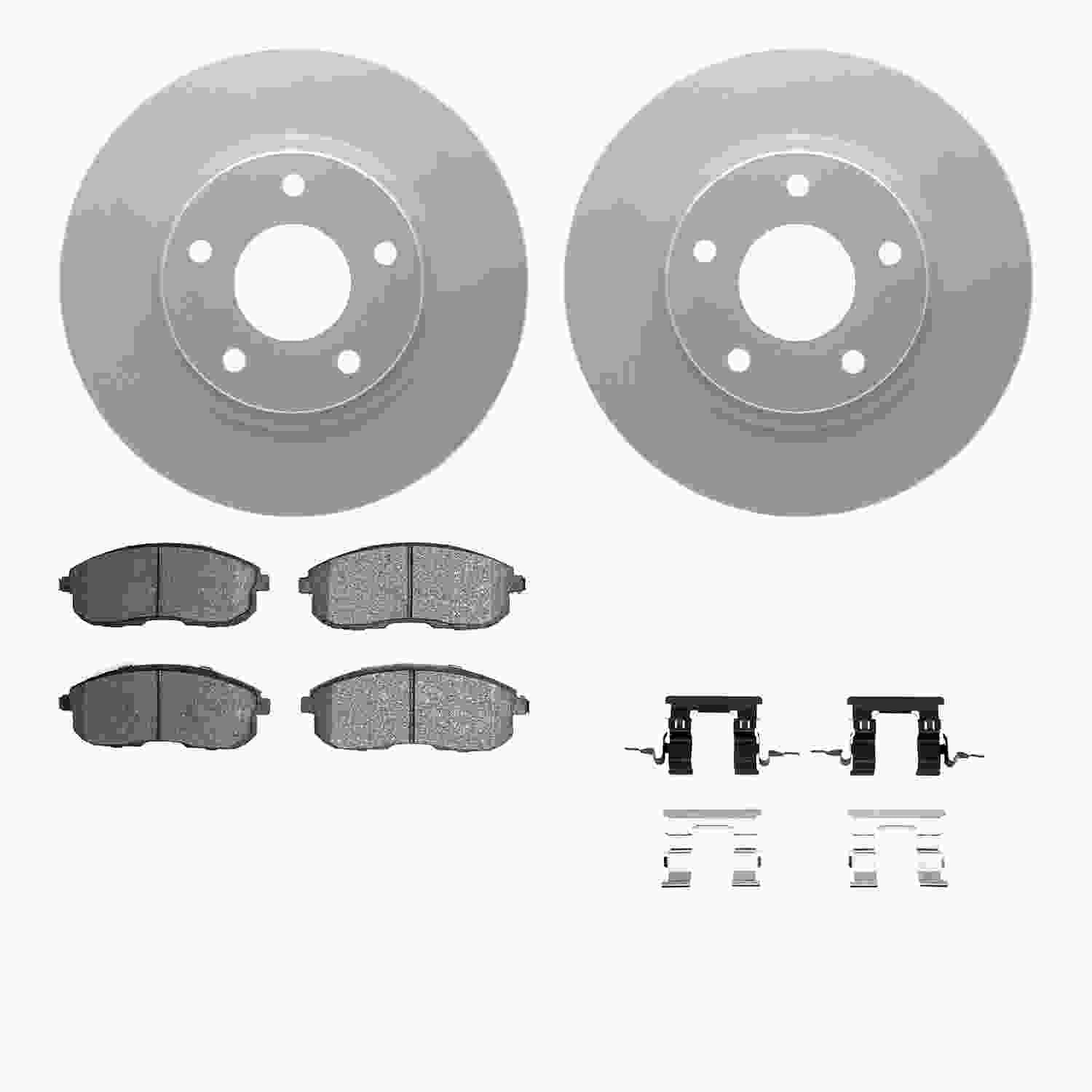 Dynamic Friction Company Disc Brake Kit 4512-67116