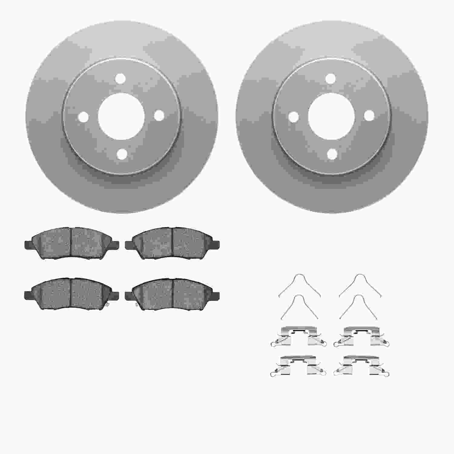 Dynamic Friction Company Disc Brake Kit 4512-67117