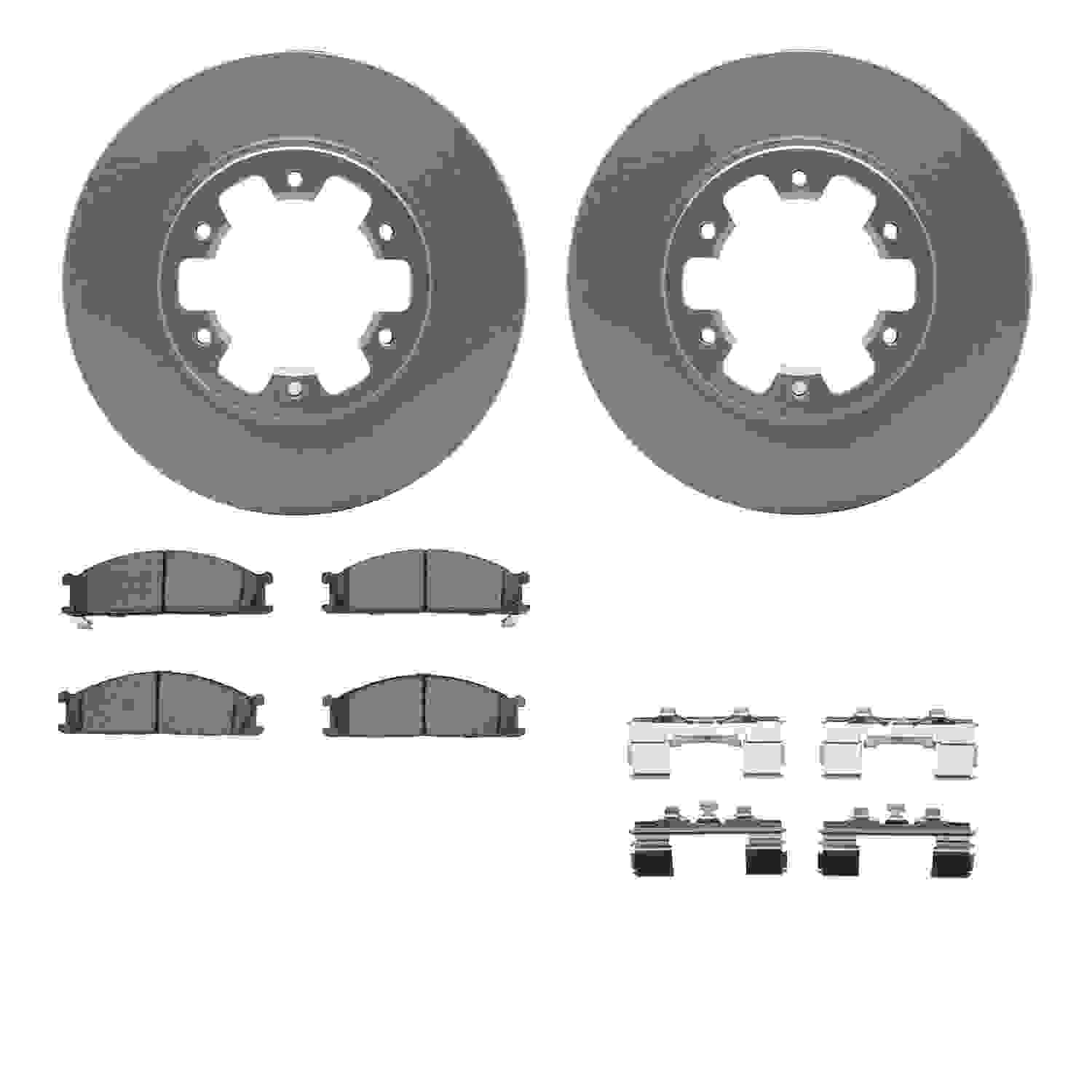 Dynamic Friction Company Disc Brake Kit 4512-67119