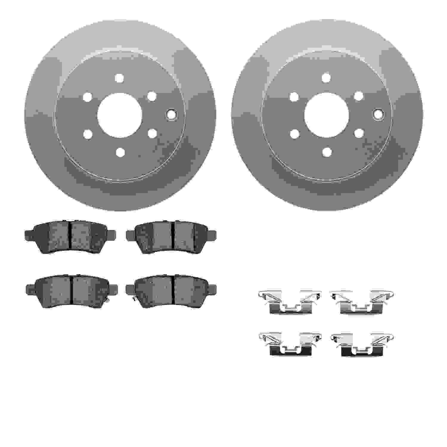 Dynamic Friction Company Disc Brake Kit 4512-67135