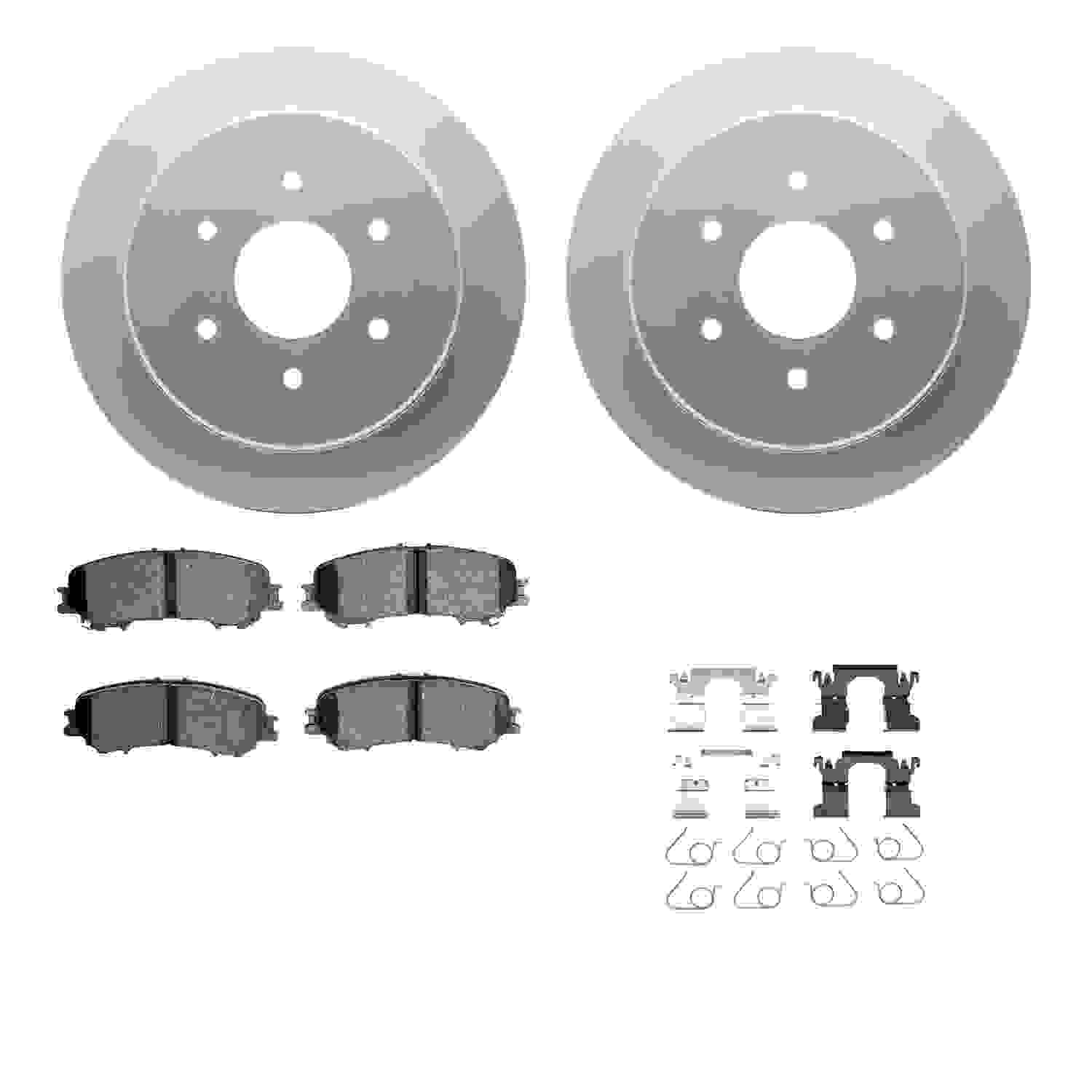 Dynamic Friction Company Disc Brake Kit 4512-67159