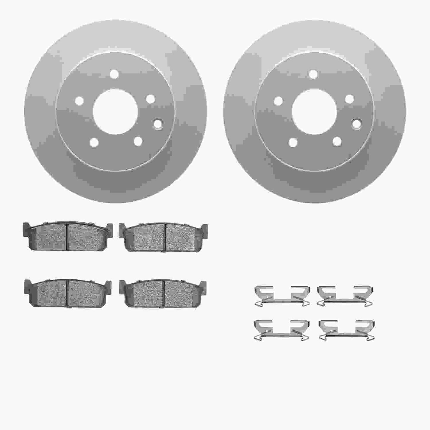 Dynamic Friction Company Disc Brake Kit 4512-68014