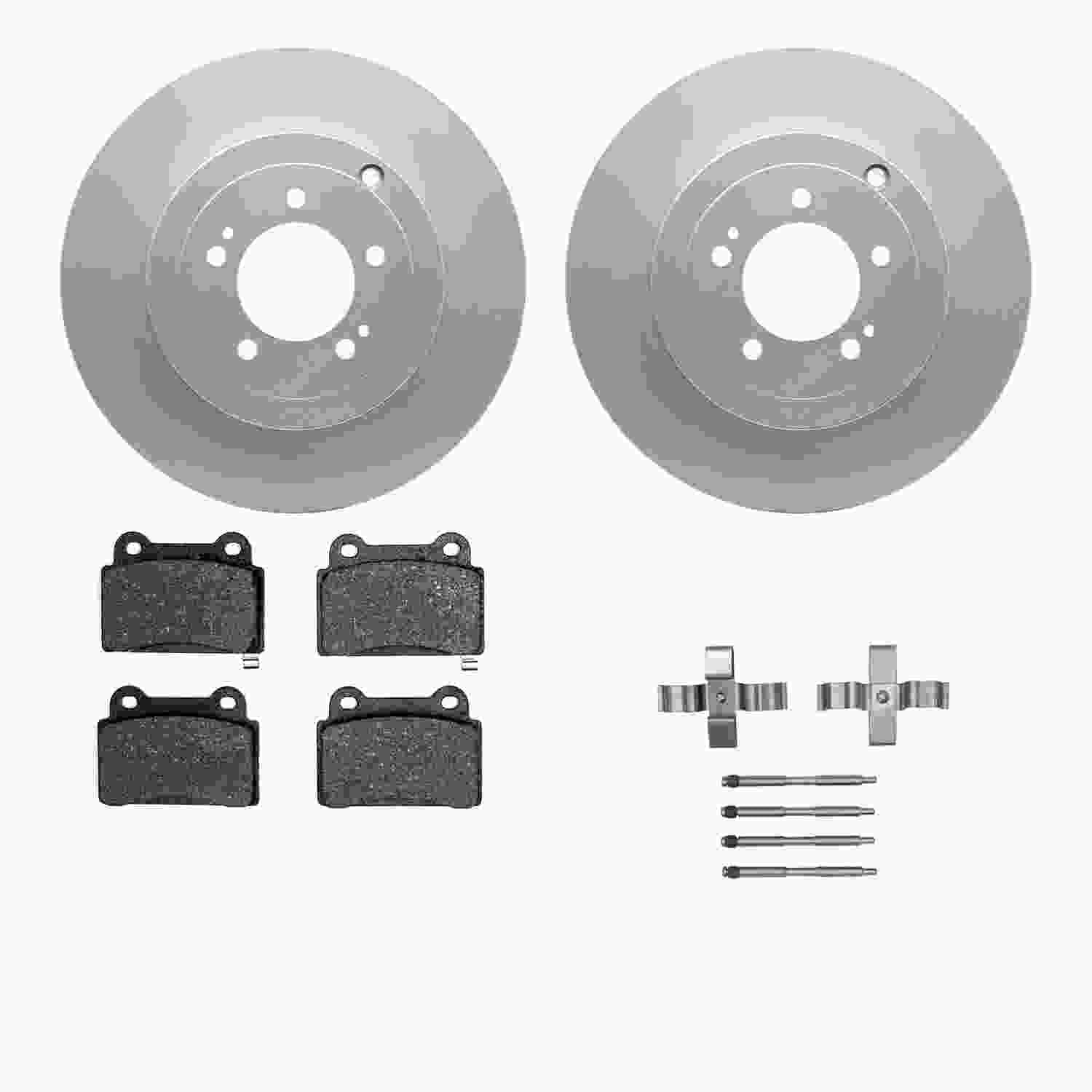 Dynamic Friction Company Disc Brake Kit 4512-72072