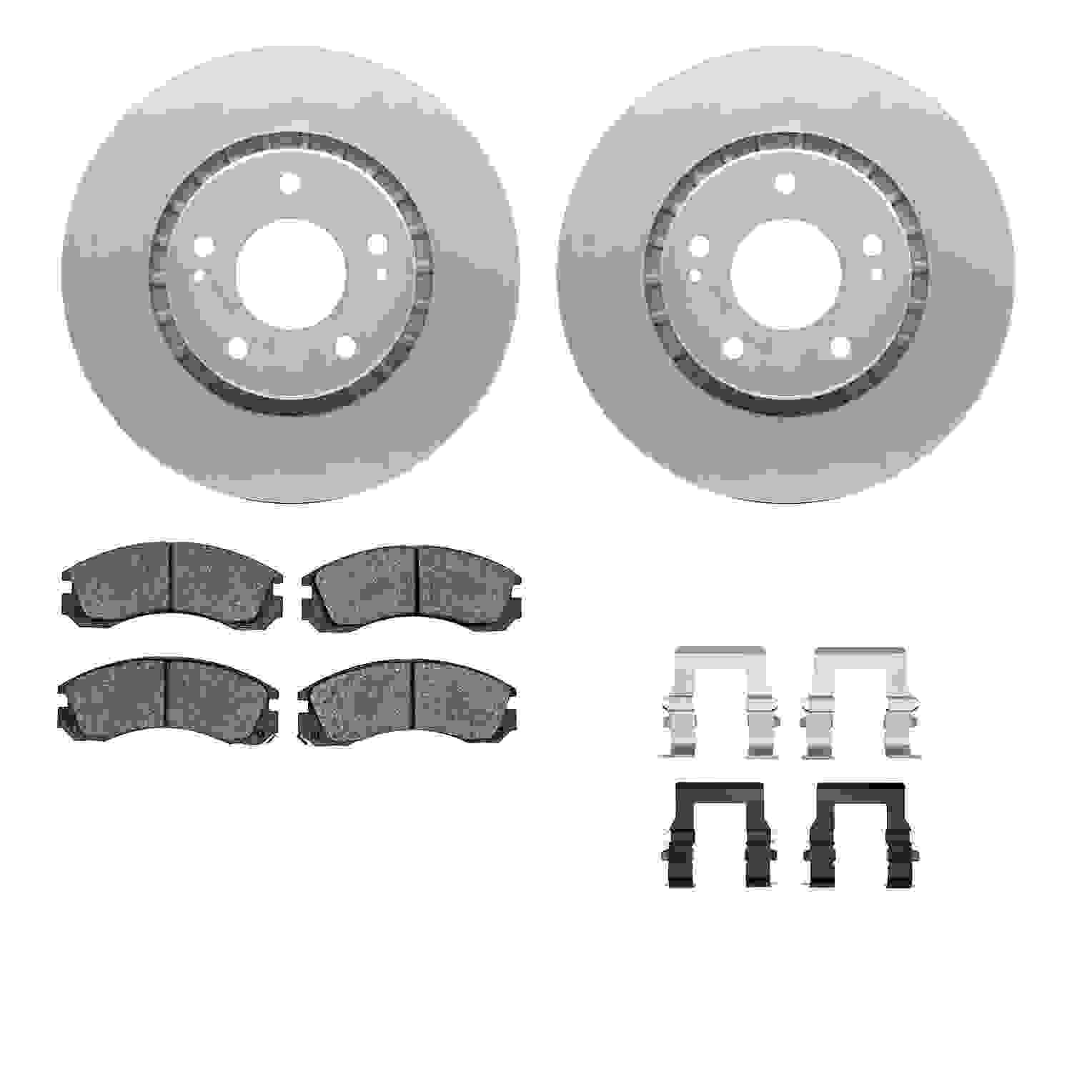 Dynamic Friction Company Disc Brake Kit 4512-72076