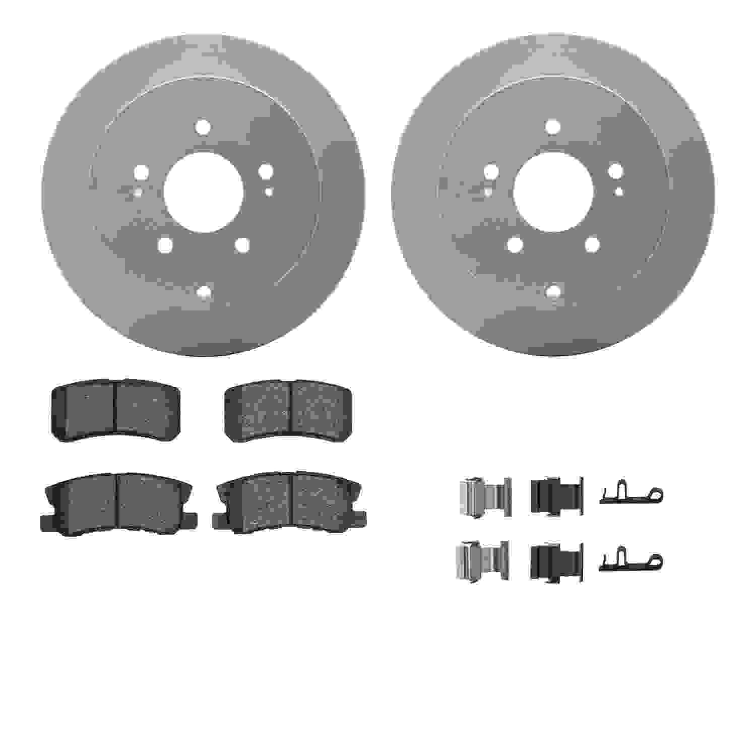 Dynamic Friction Company Disc Brake Kit 4512-72080