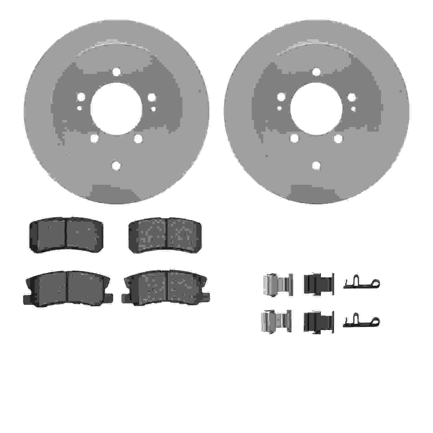 Dynamic Friction Company Disc Brake Kit 4512-72082