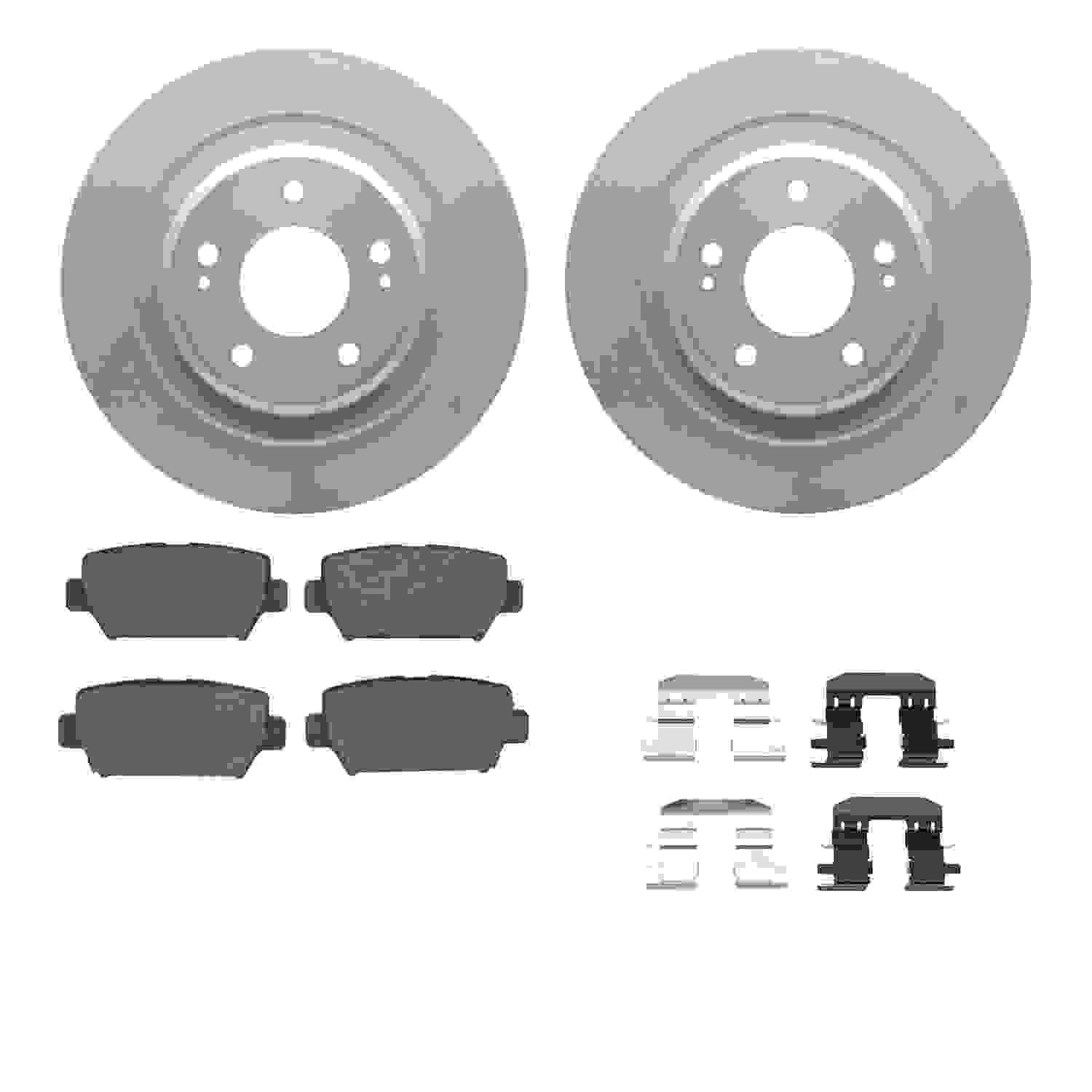 Dynamic Friction Company Disc Brake Kit 4512-72085