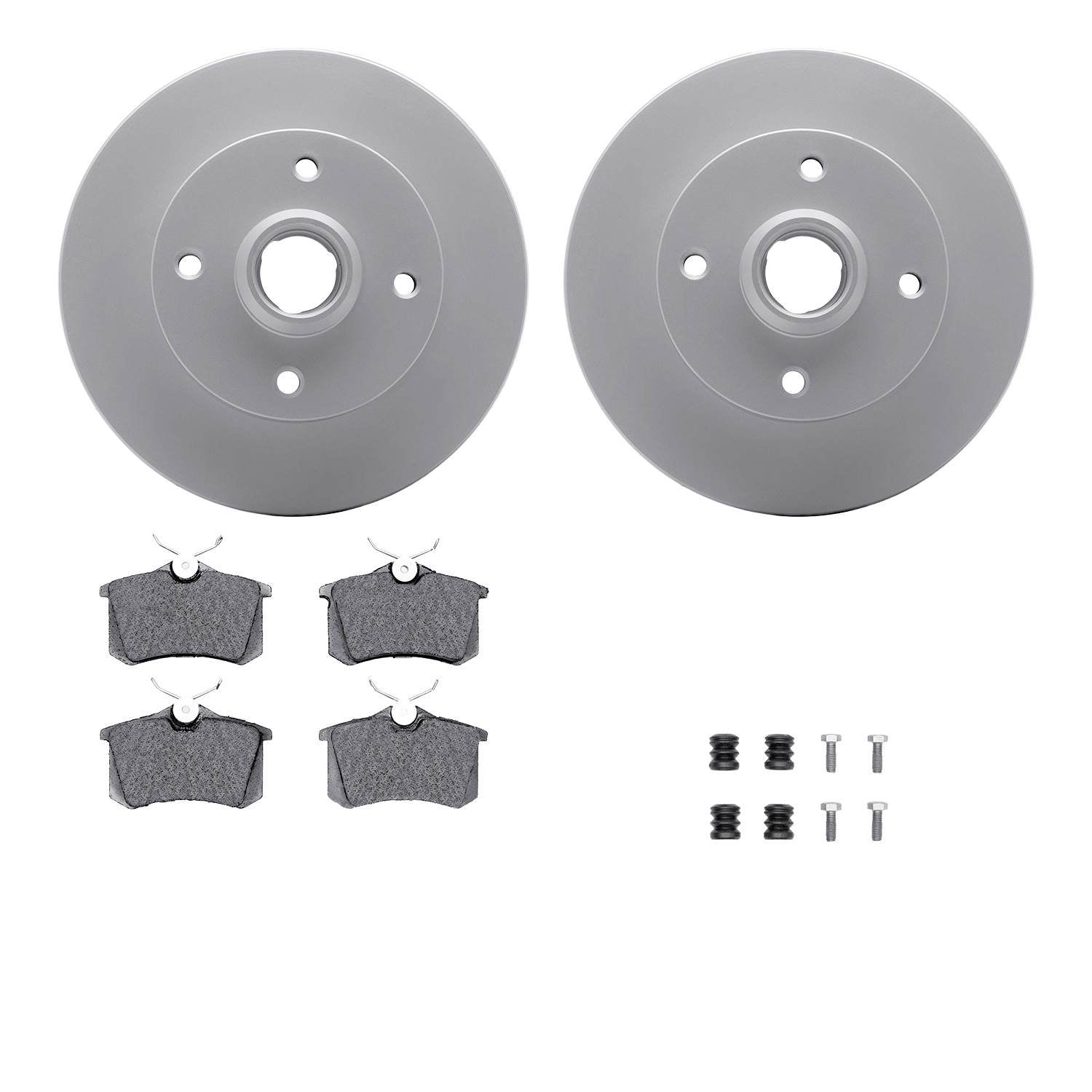 Dynamic Friction Company Disc Brake Kit 4512-74078