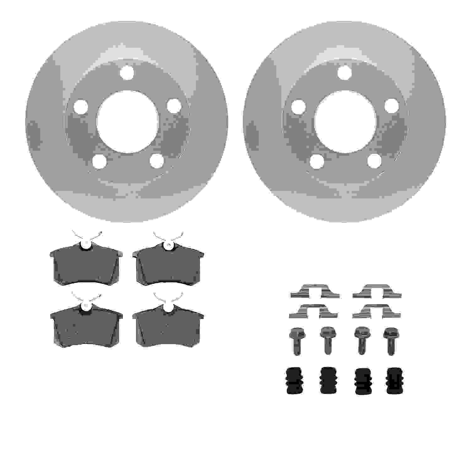 Dynamic Friction Company Disc Brake Kit 4512-74086