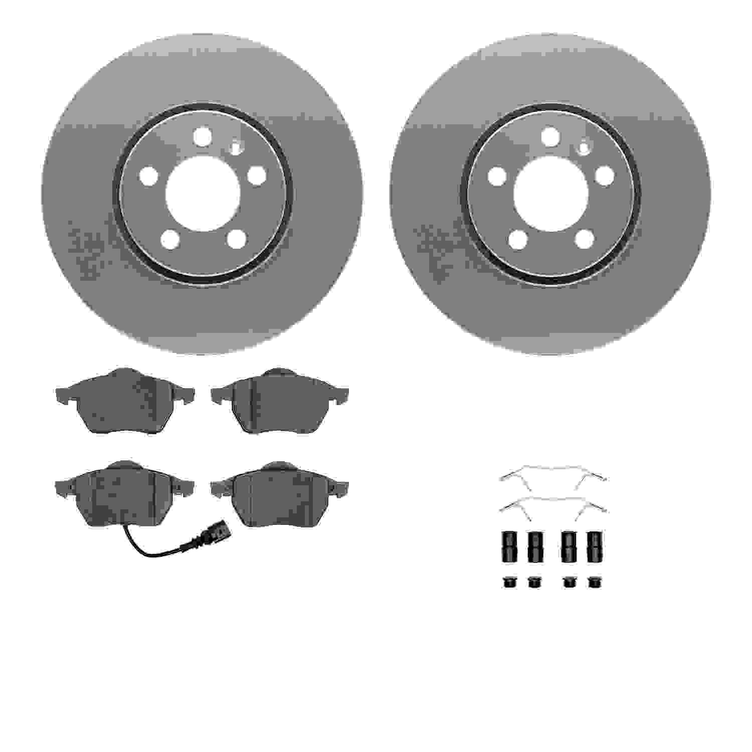 Dynamic Friction Company Disc Brake Kit 4512-74102