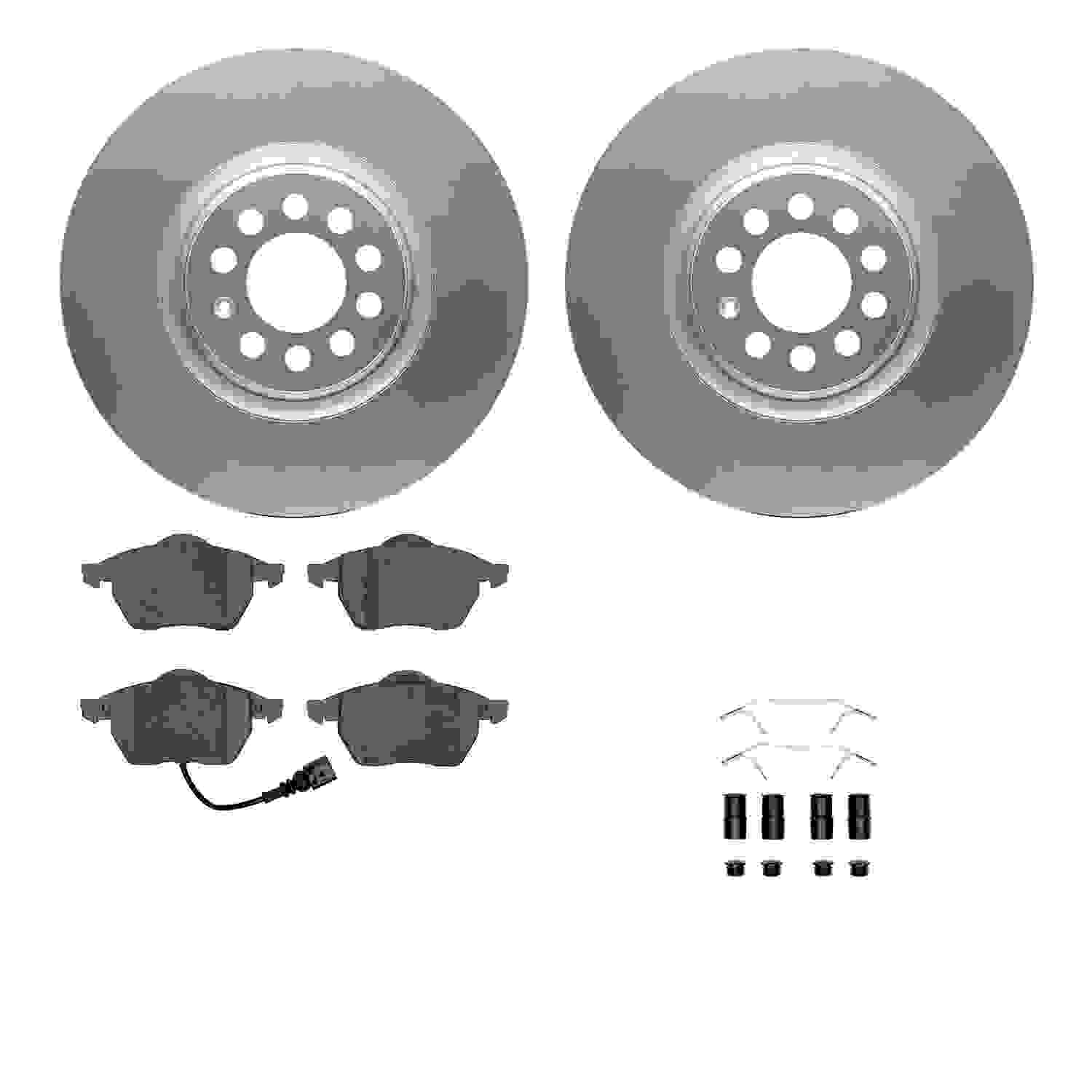 Dynamic Friction Company Disc Brake Kit 4512-74105