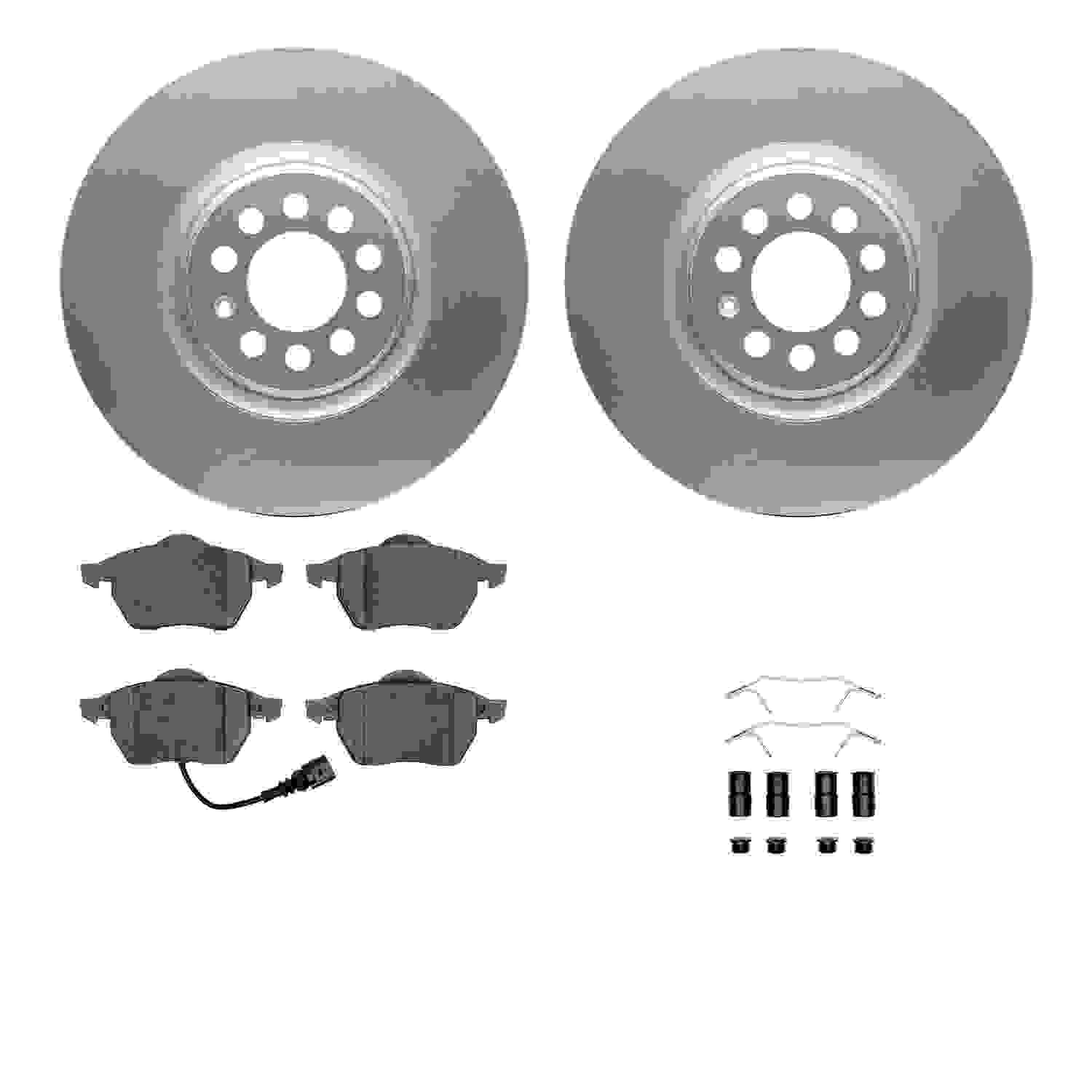 Dynamic Friction Company Disc Brake Kit 4512-74107