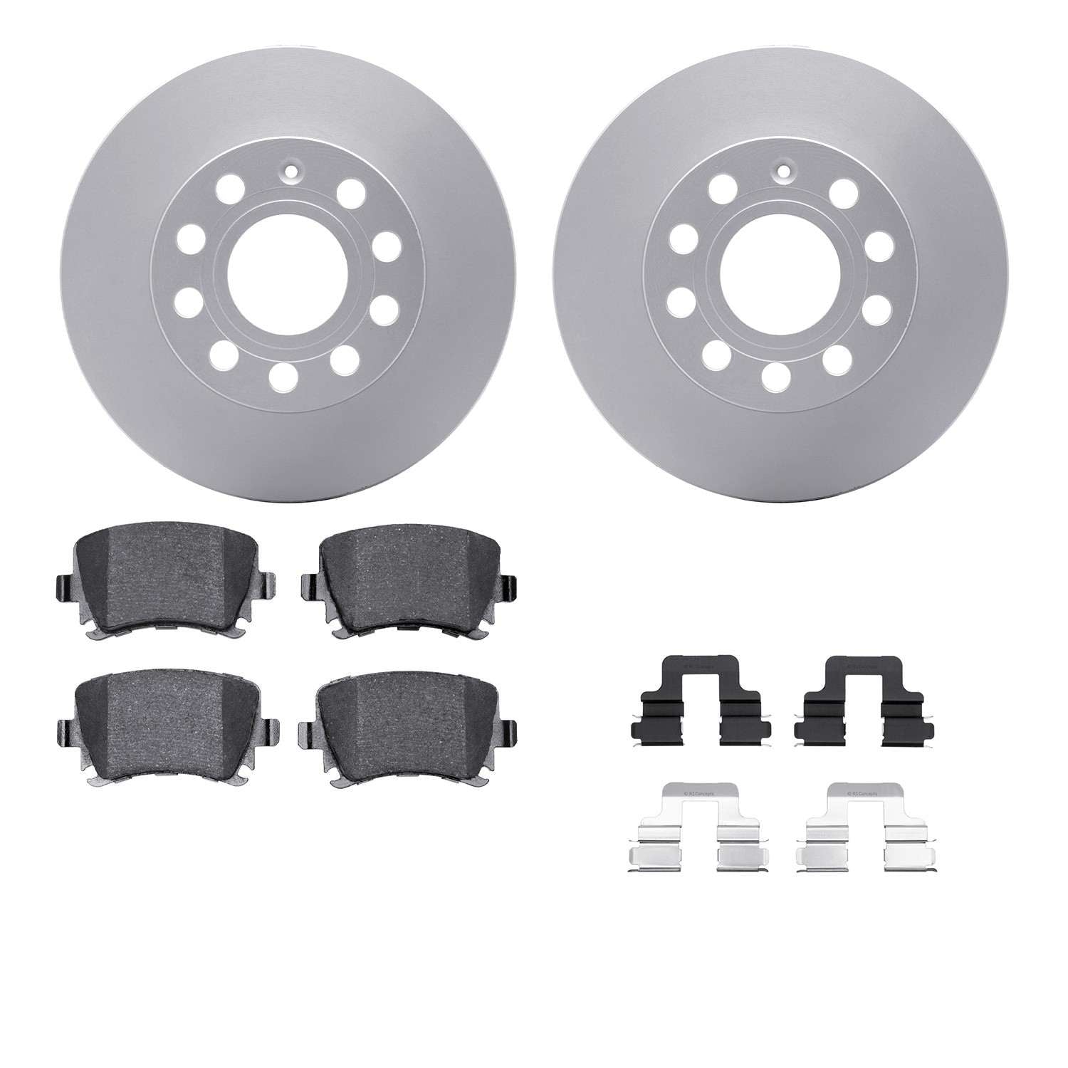 Dynamic Friction Company Disc Brake Kit 4512-74114