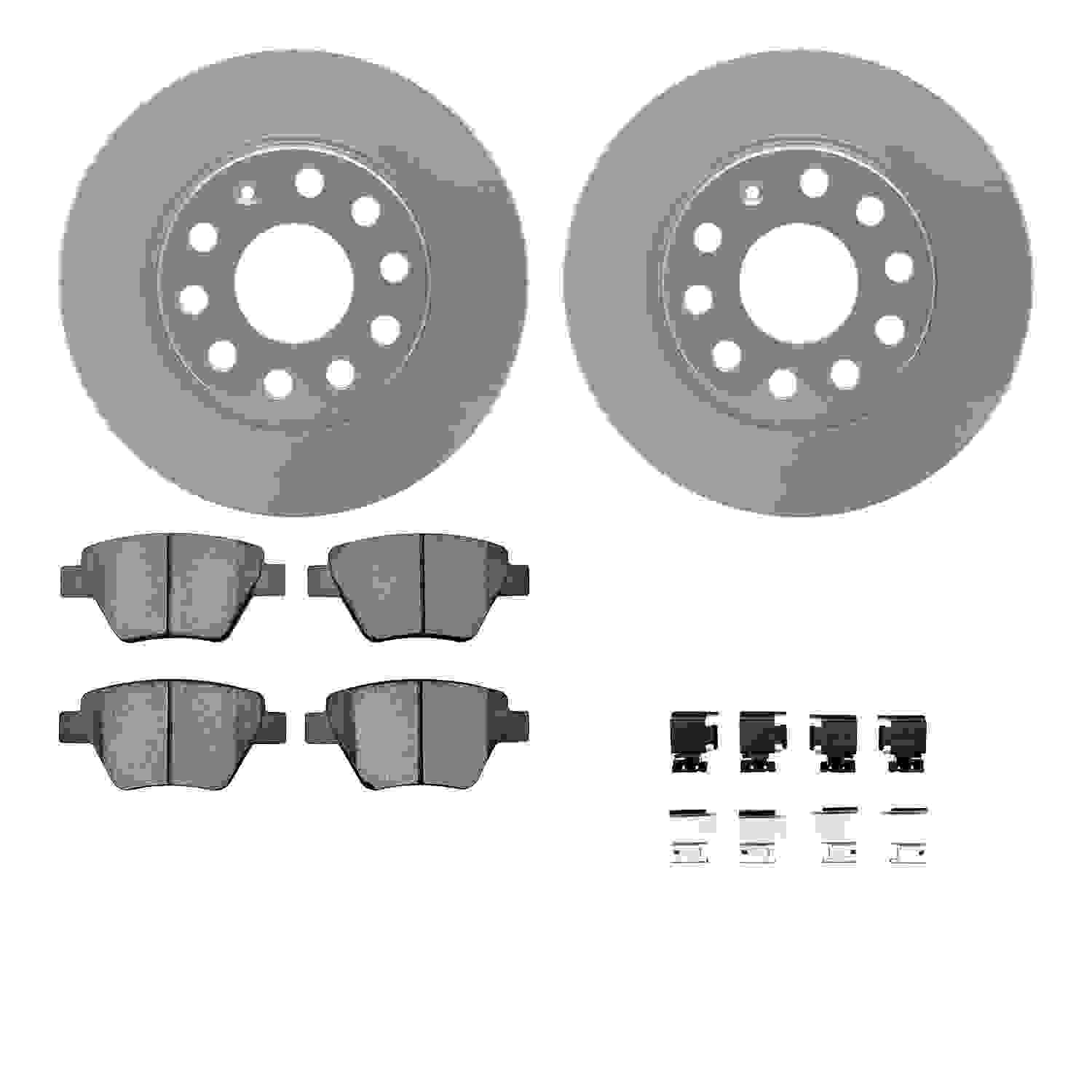 Dynamic Friction Company Disc Brake Kit 4512-74128