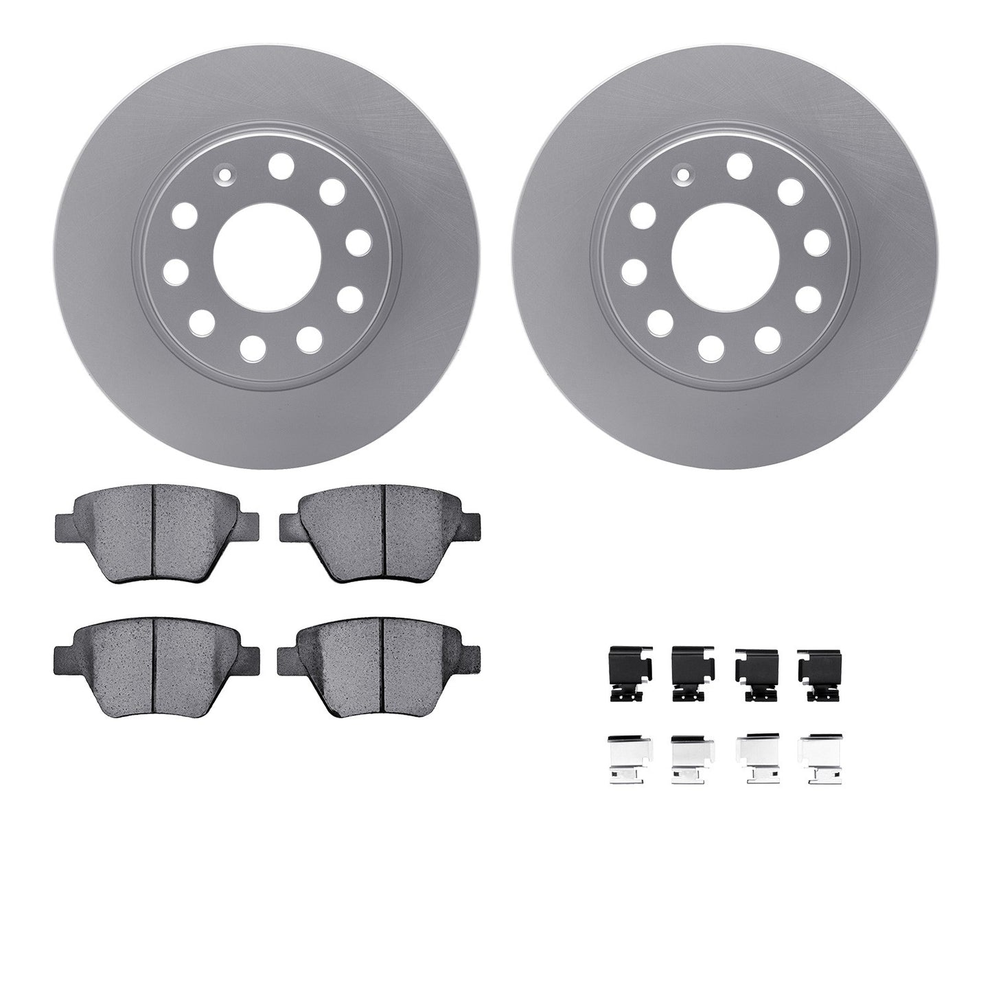 Dynamic Friction Company Disc Brake Kit 4512-74128