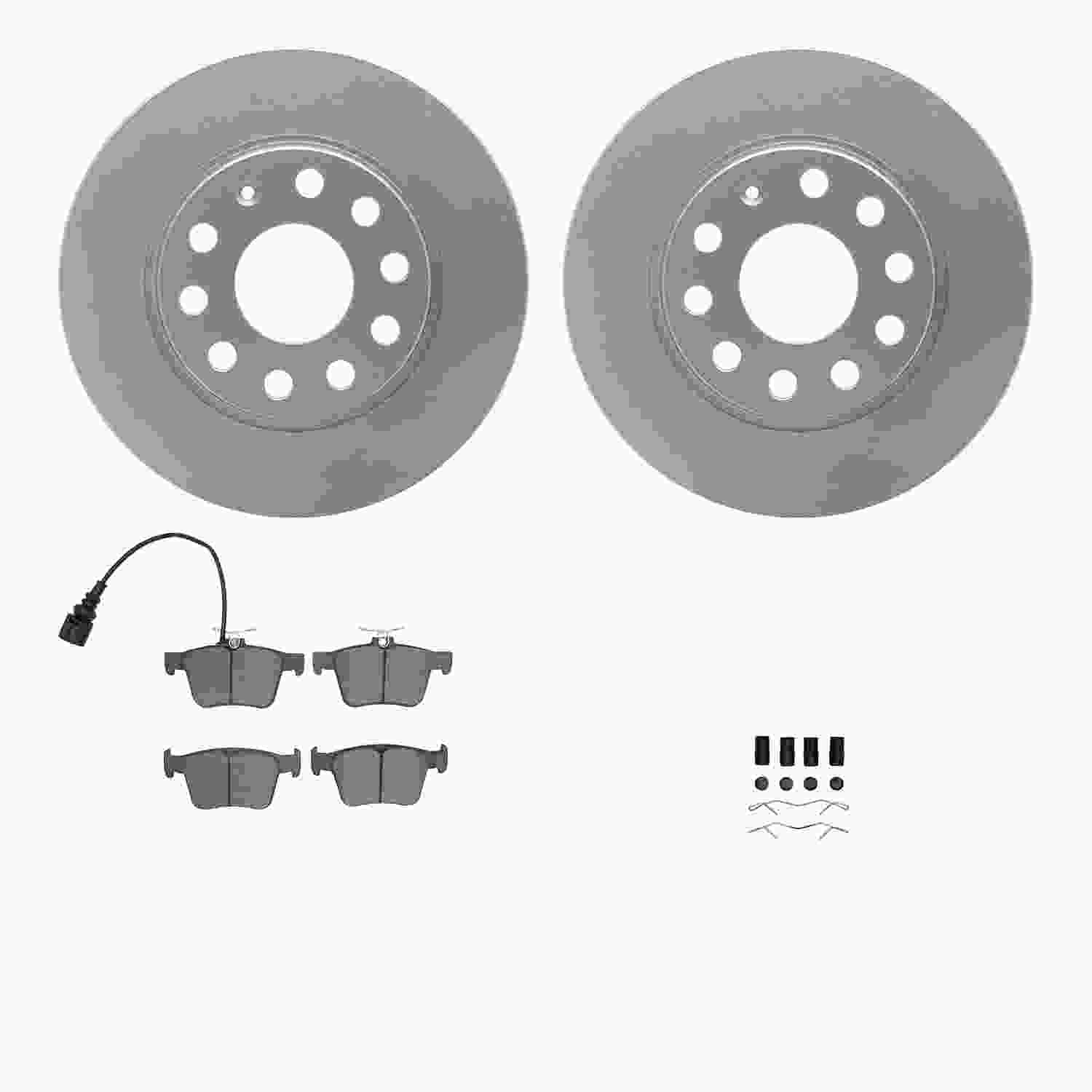 Dynamic Friction Company Disc Brake Kit 4512-74129