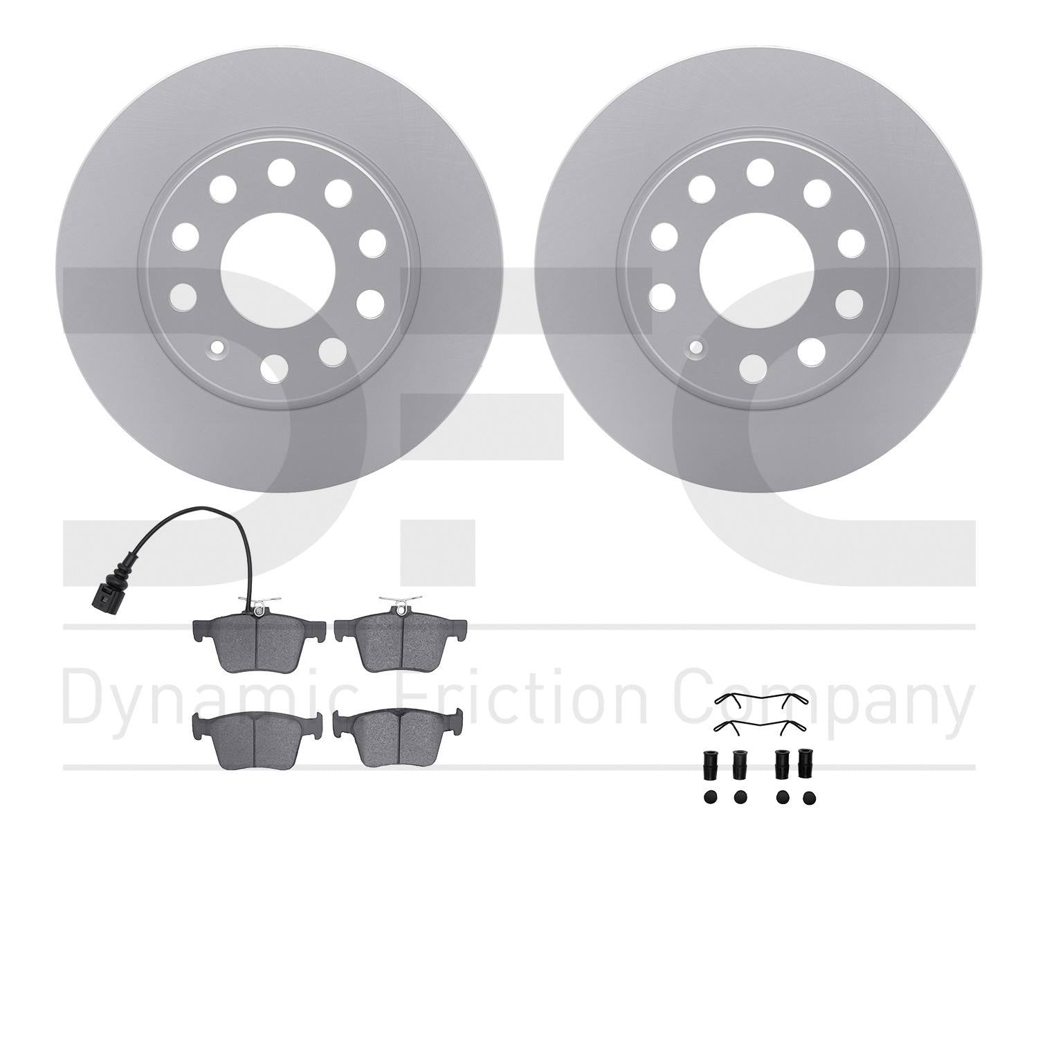 Dynamic Friction Company Disc Brake Kit 4512-74156