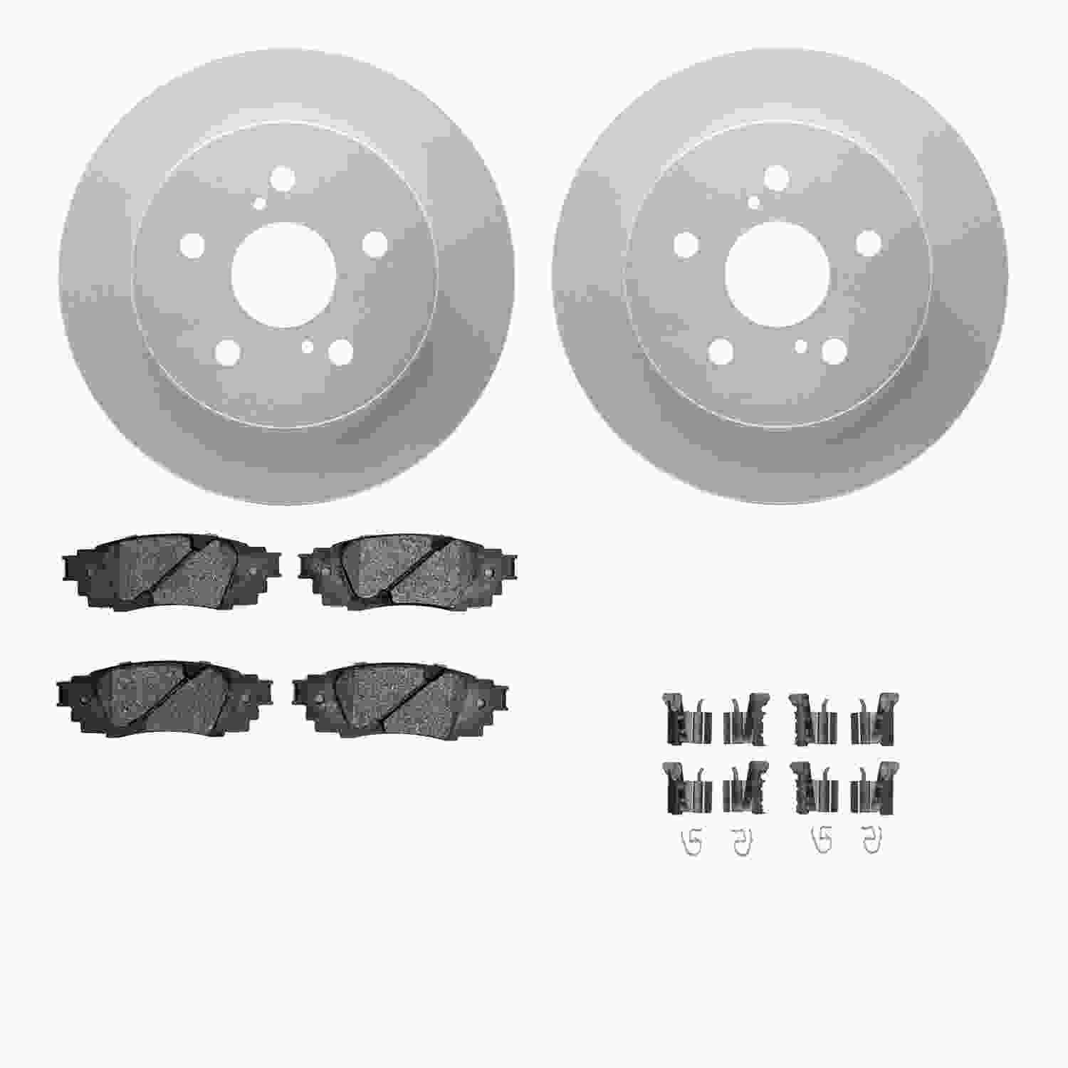 Dynamic Friction Company Disc Brake Kit 4512-75057