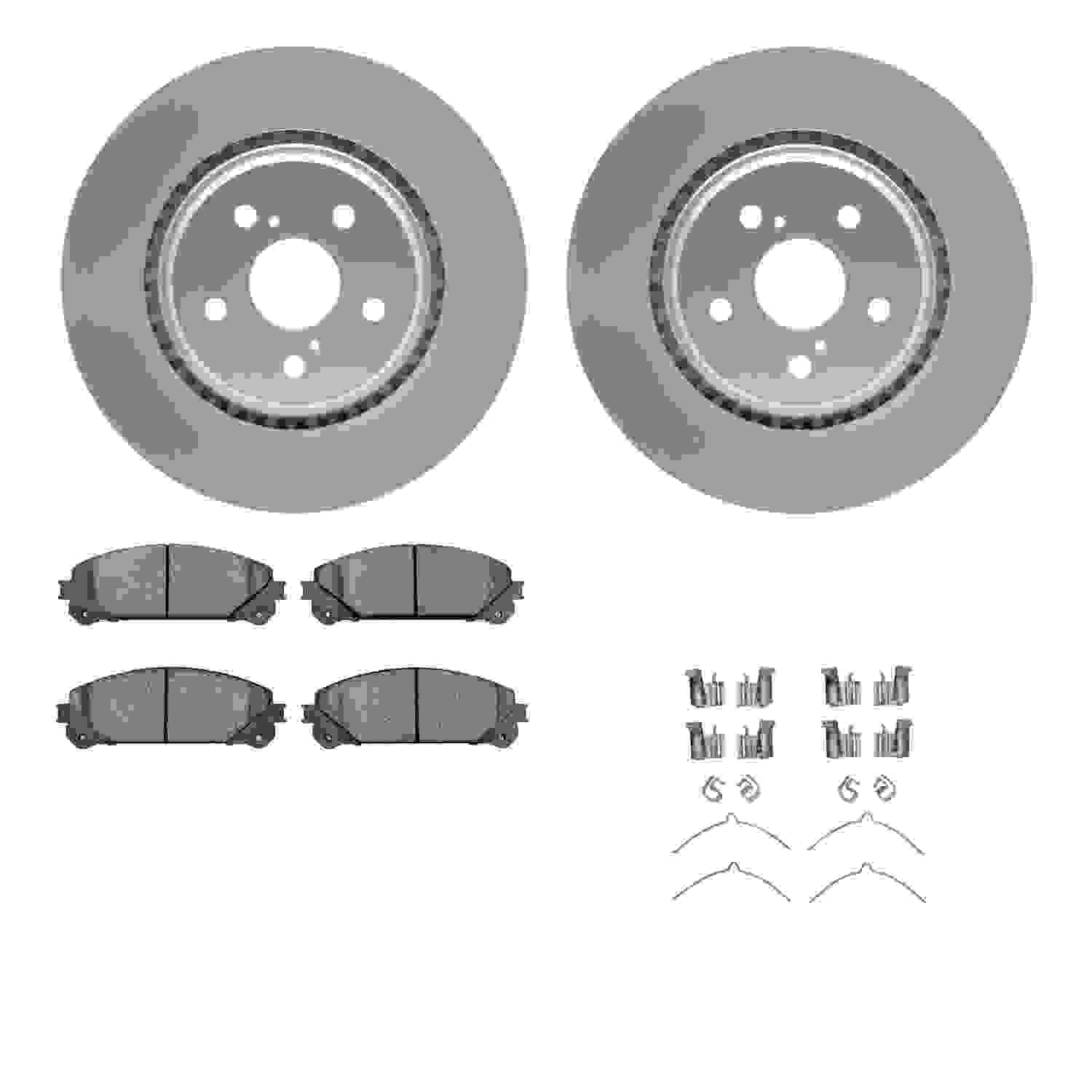 Dynamic Friction Company Disc Brake Kit 4512-75060