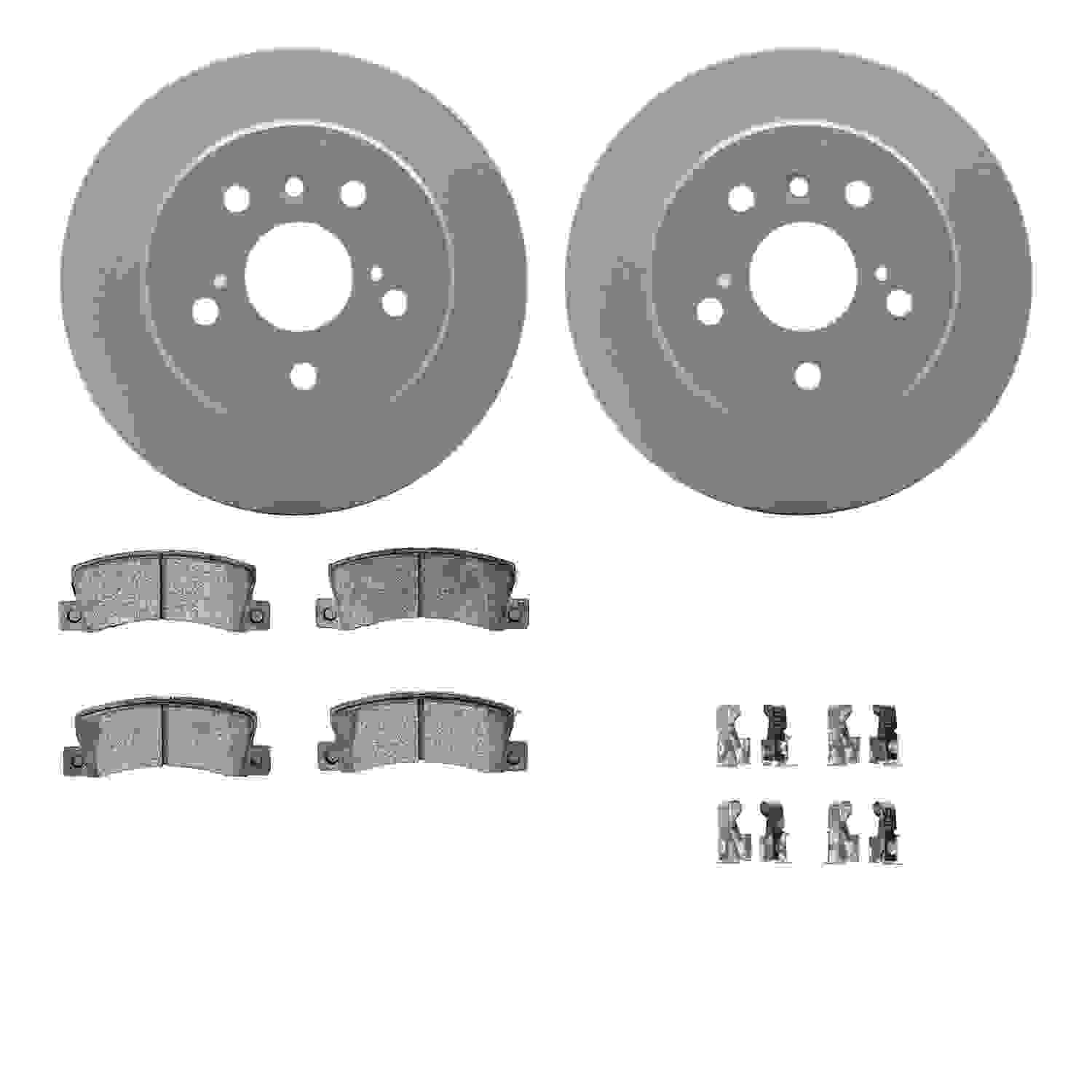 Dynamic Friction Company Disc Brake Kit 4512-76101