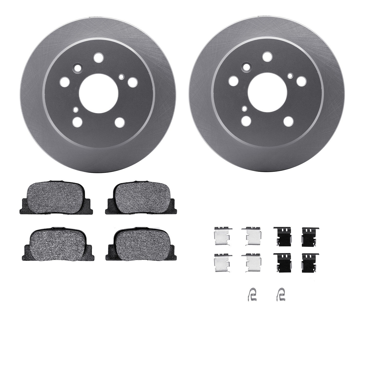 Dynamic Friction Company Disc Brake Kit 4512-76107