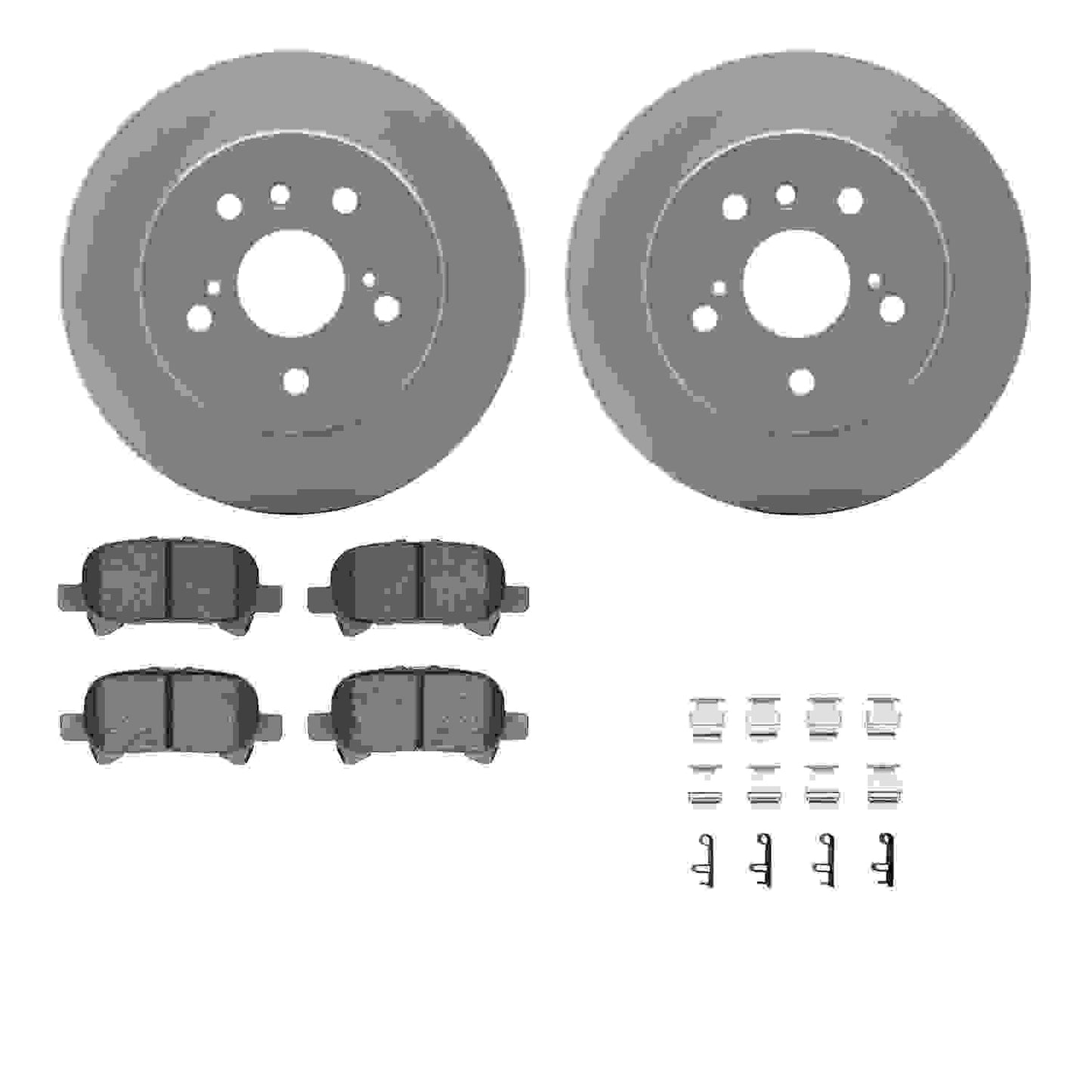 Dynamic Friction Company Disc Brake Kit 4512-76120
