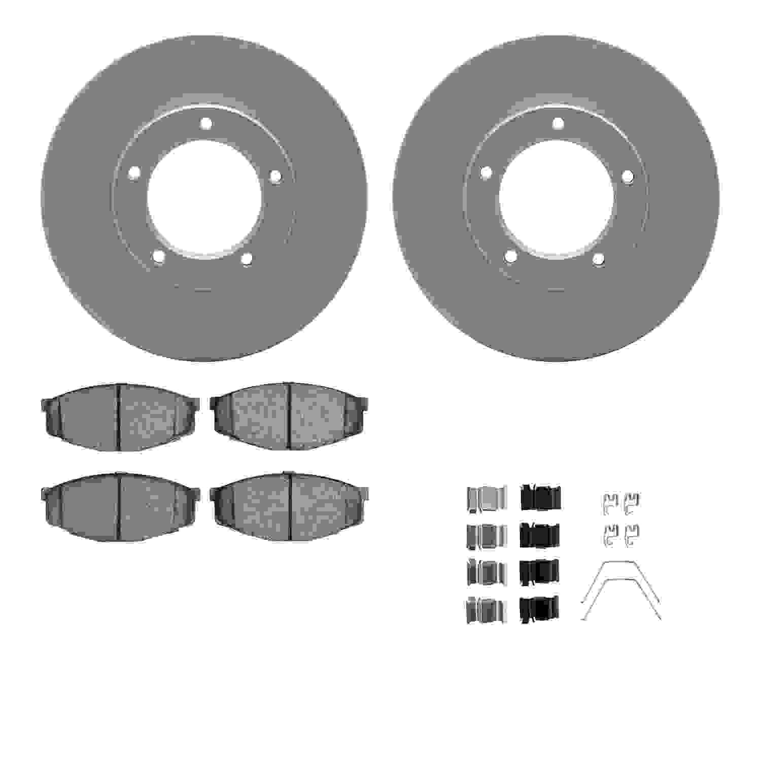 Dynamic Friction Company Disc Brake Kit 4512-76156