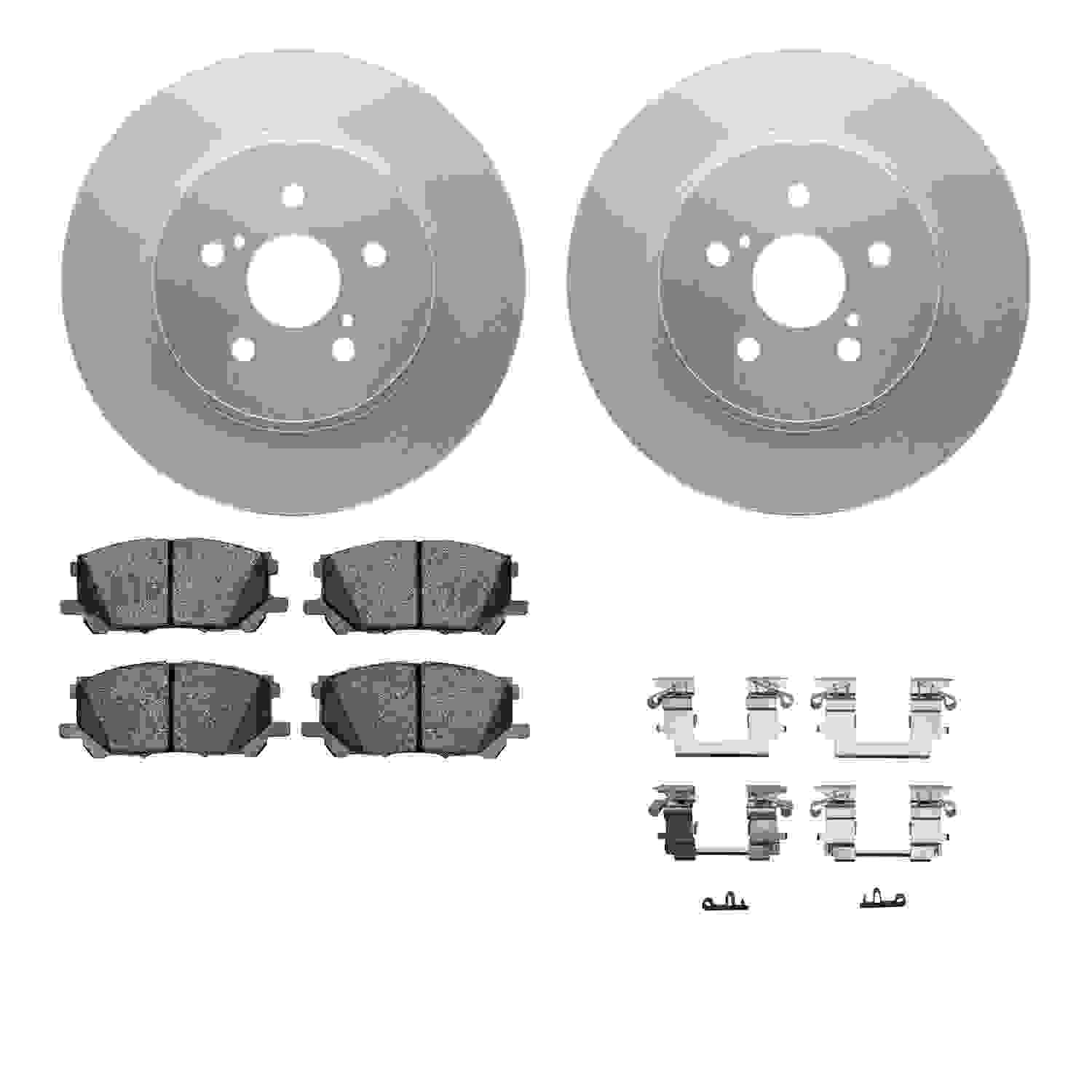 Dynamic Friction Company Disc Brake Kit 4512-76174