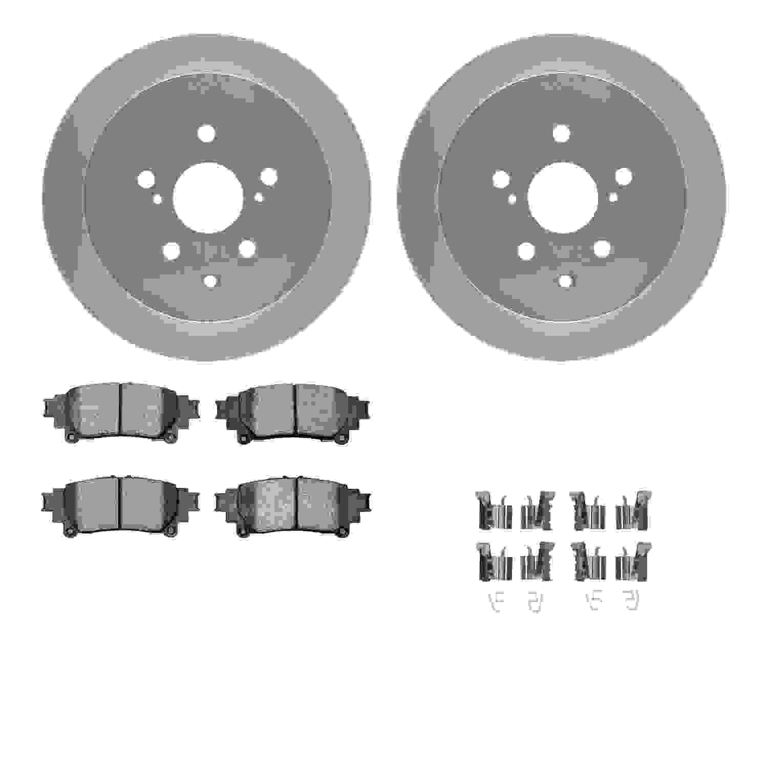 Dynamic Friction Company Disc Brake Kit 4512-76187