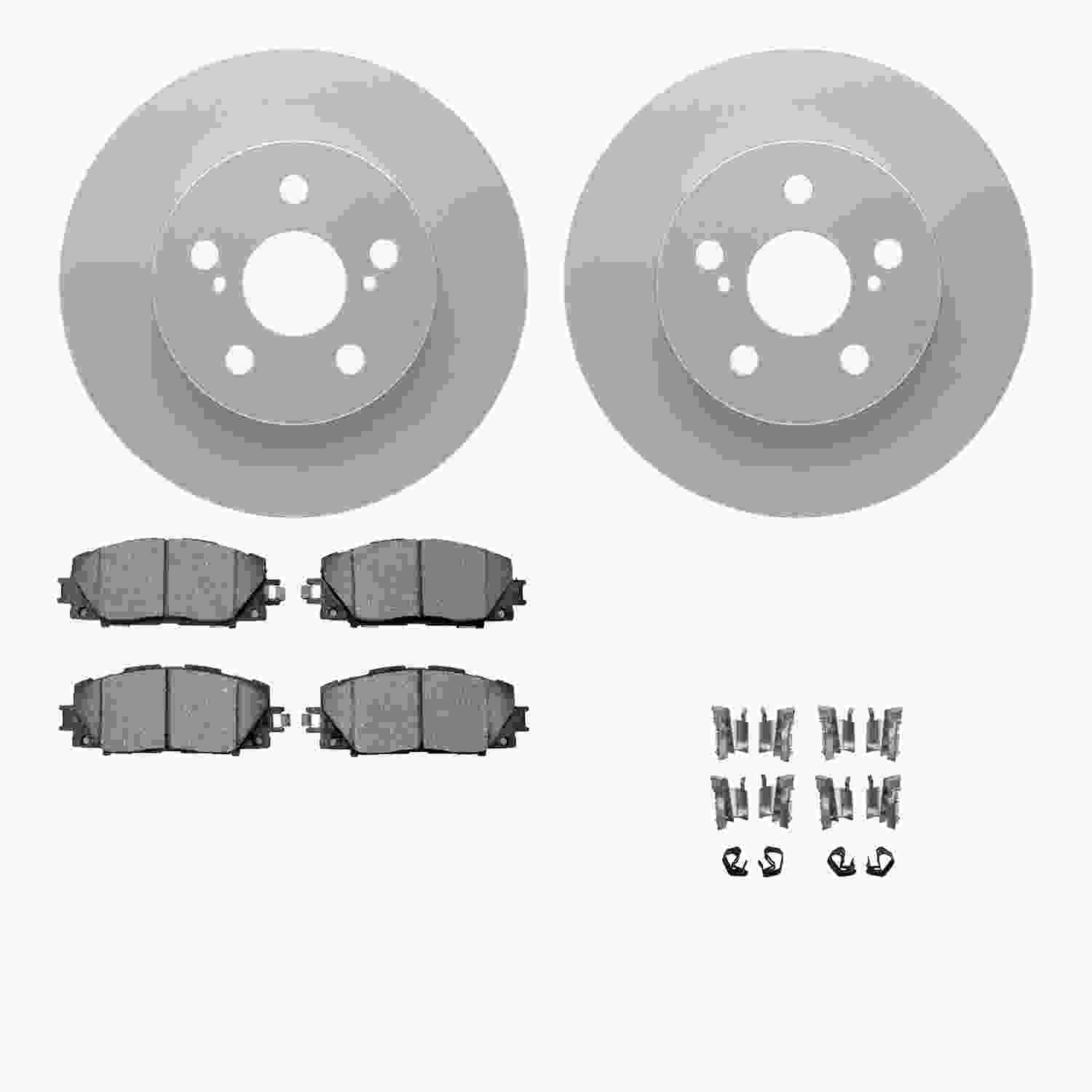 Dynamic Friction Company Disc Brake Kit 4512-76190