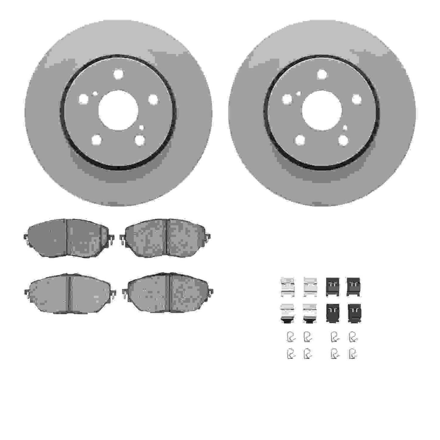 Dynamic Friction Company Disc Brake Kit 4512-76193