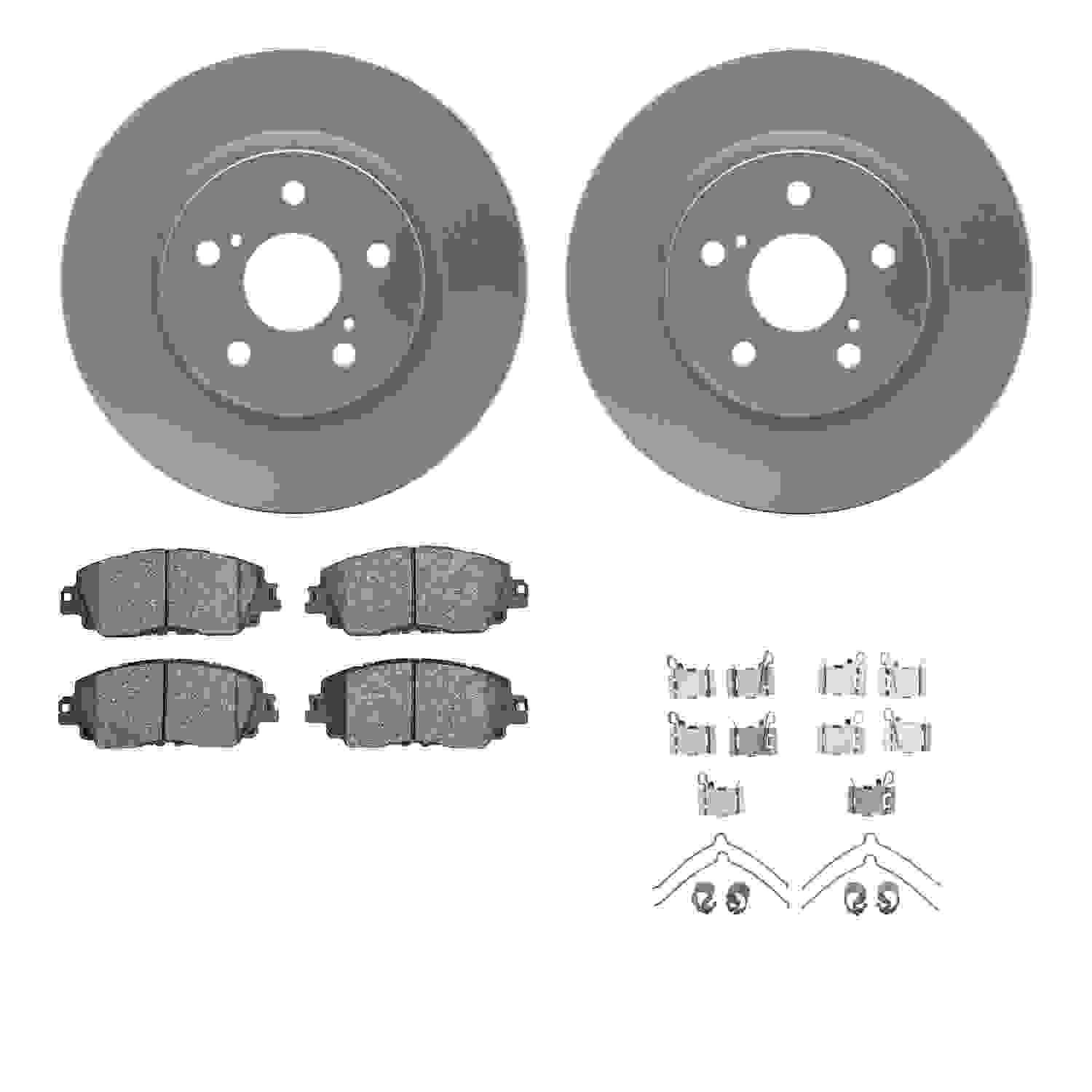 Dynamic Friction Company Disc Brake Kit 4512-76194