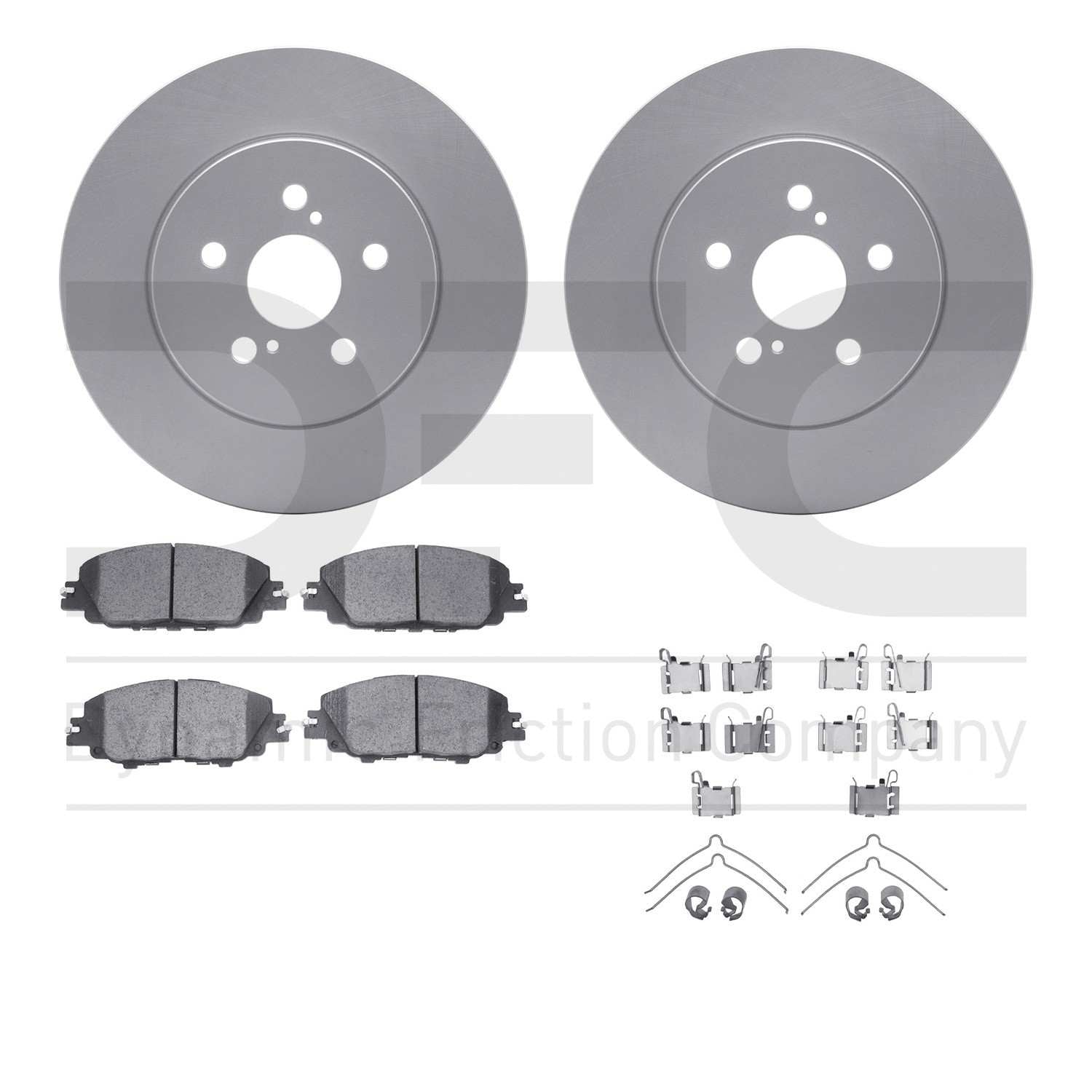 Dynamic Friction Company Disc Brake Kit 4512-76195