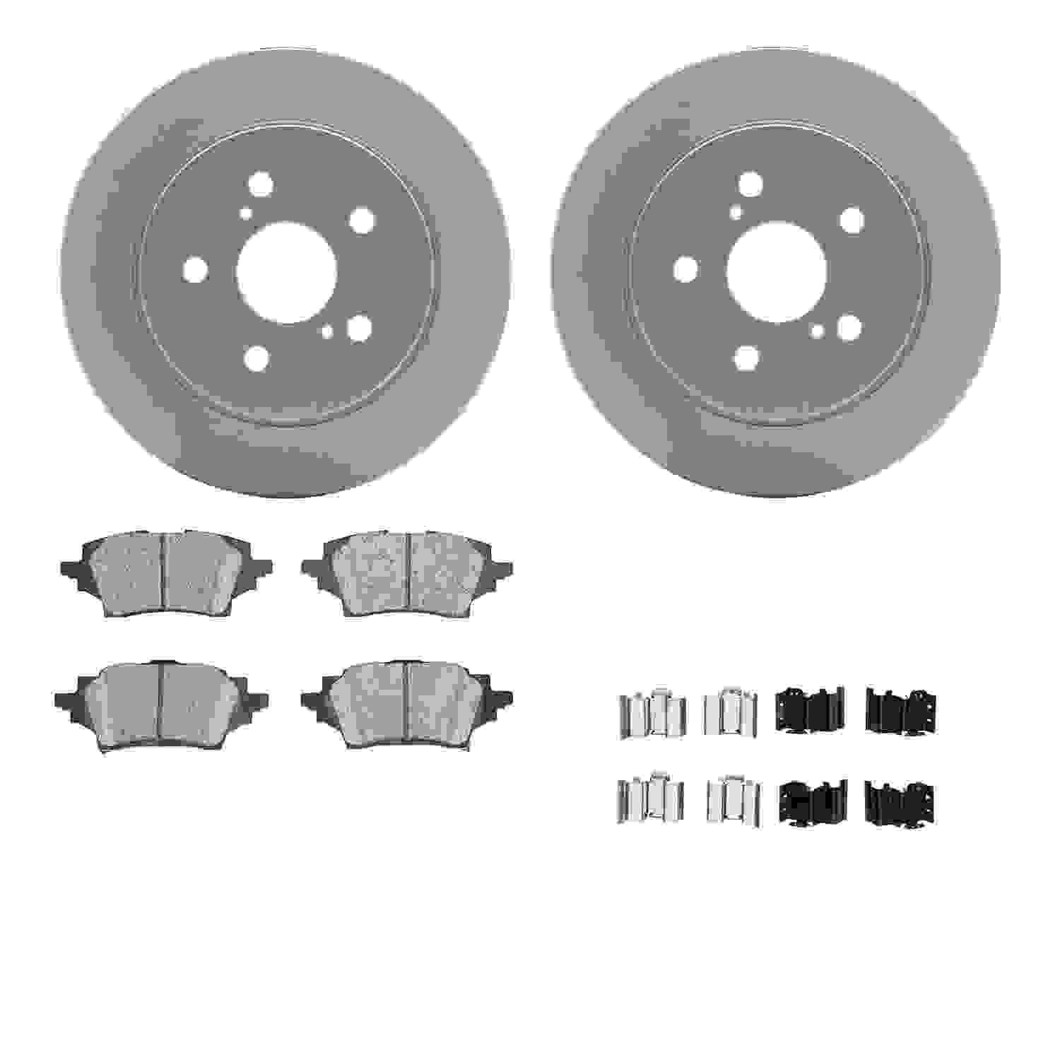 Dynamic Friction Company Disc Brake Kit 4512-76197