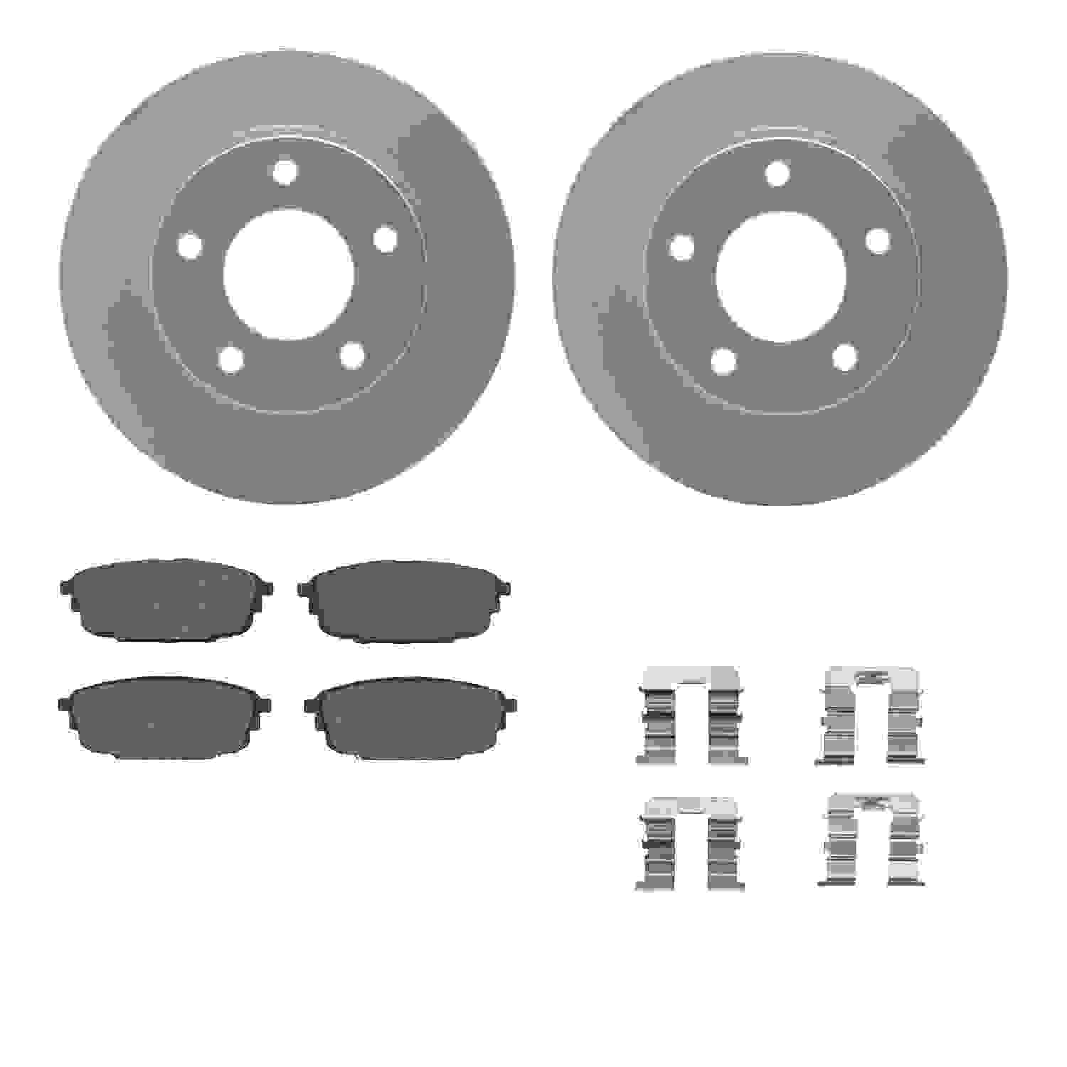 Dynamic Friction Company Disc Brake Kit 4512-80056