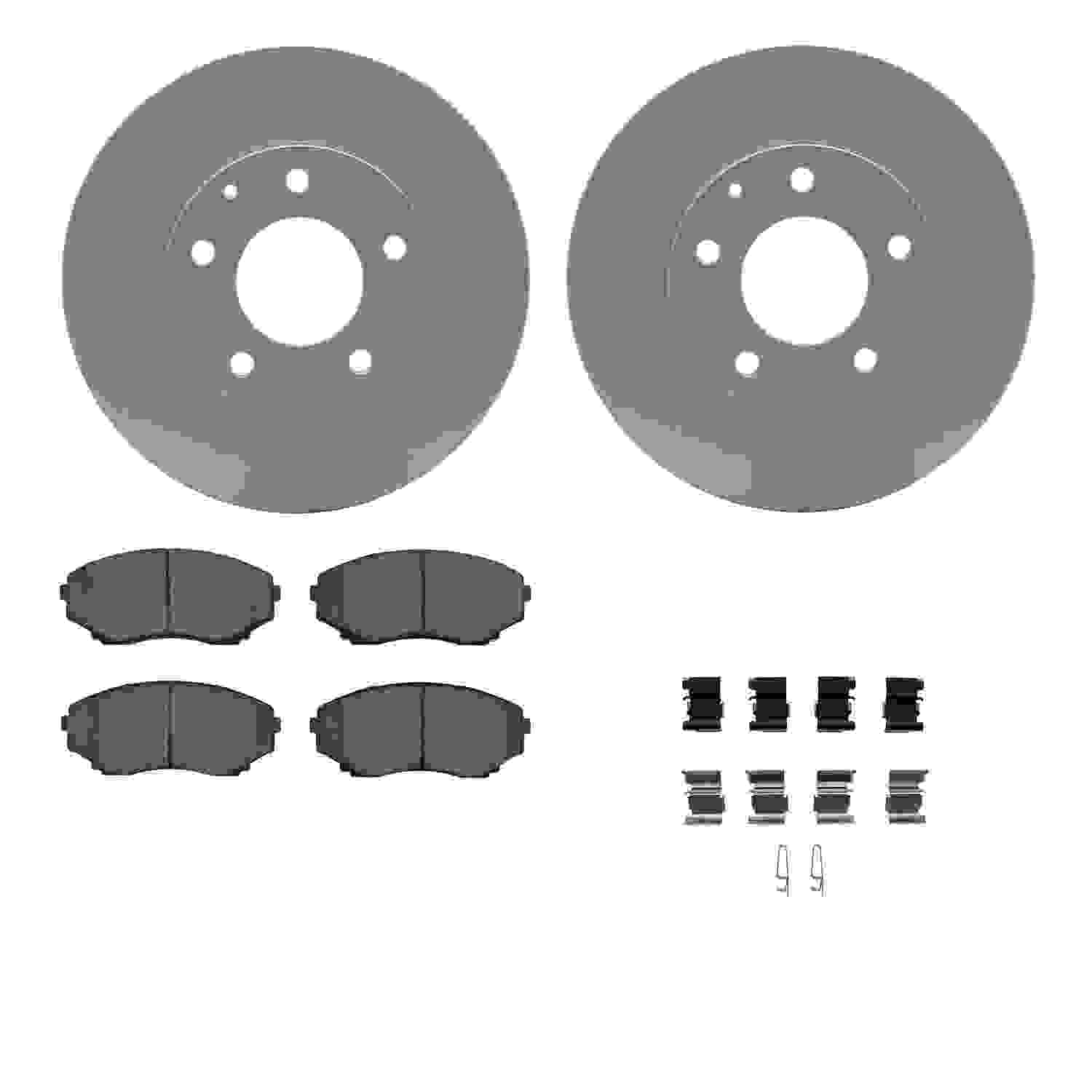 Dynamic Friction Company Disc Brake Kit 4512-80084