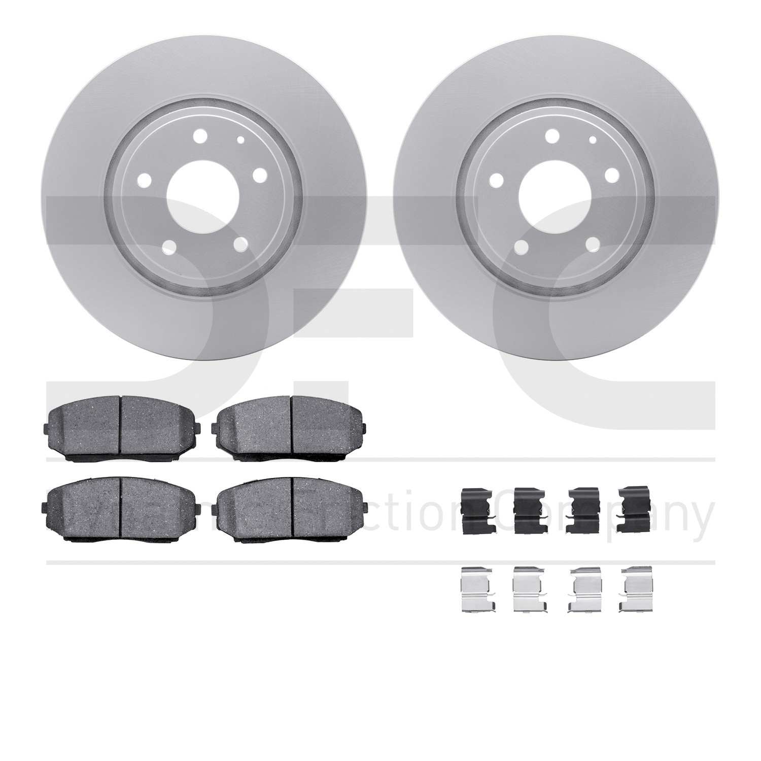 Dynamic Friction Company Disc Brake Kit 4512-80108