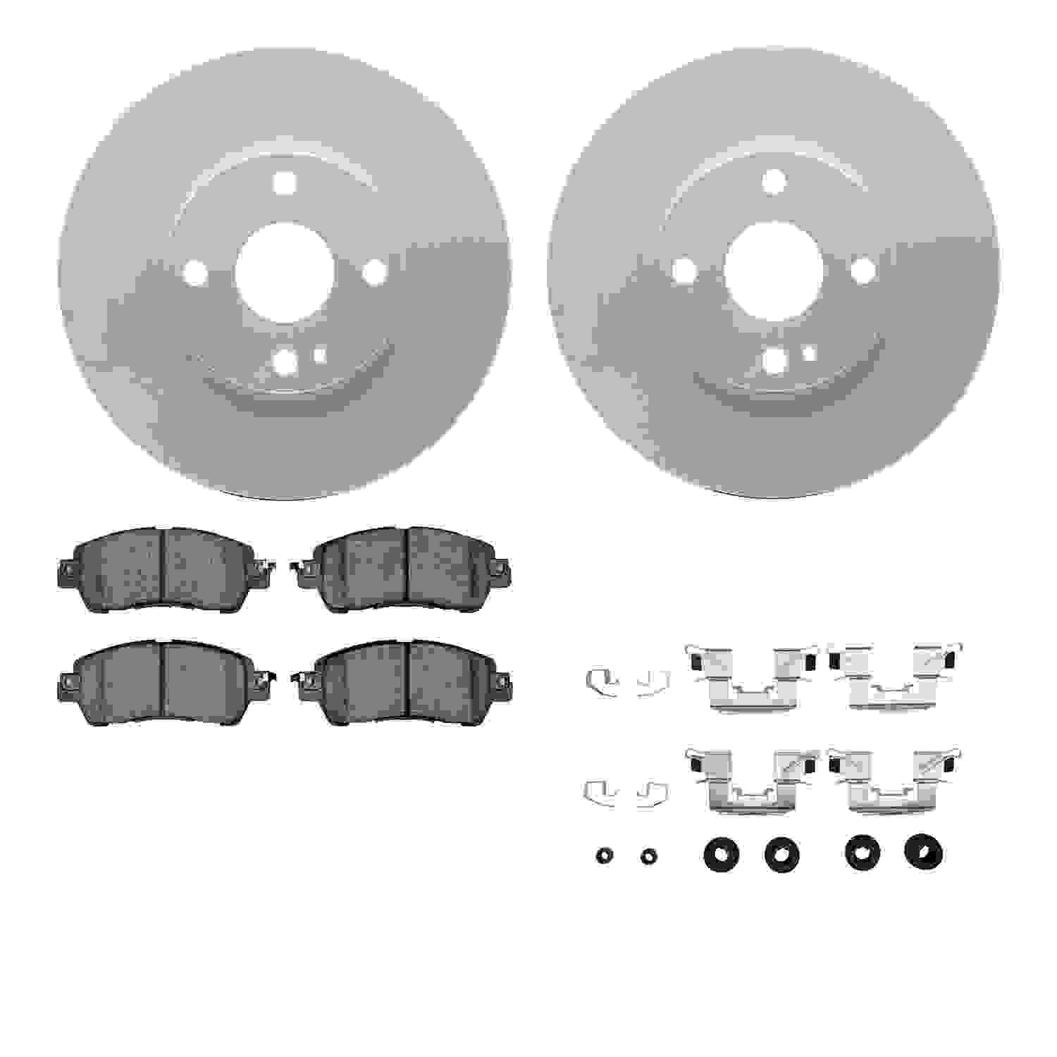 Dynamic Friction Company Disc Brake Kit 4512-91010