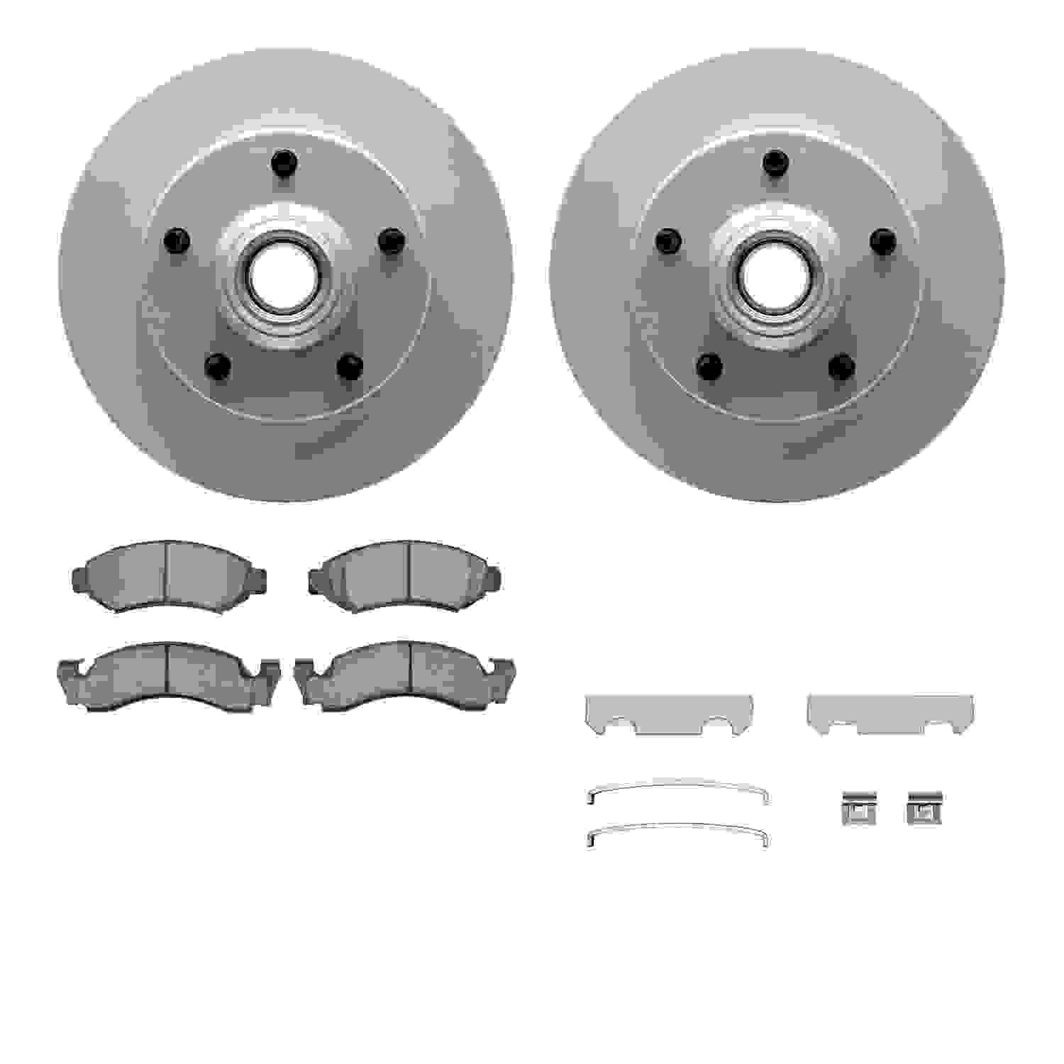 Dynamic Friction Company Disc Brake Kit 4512-99101