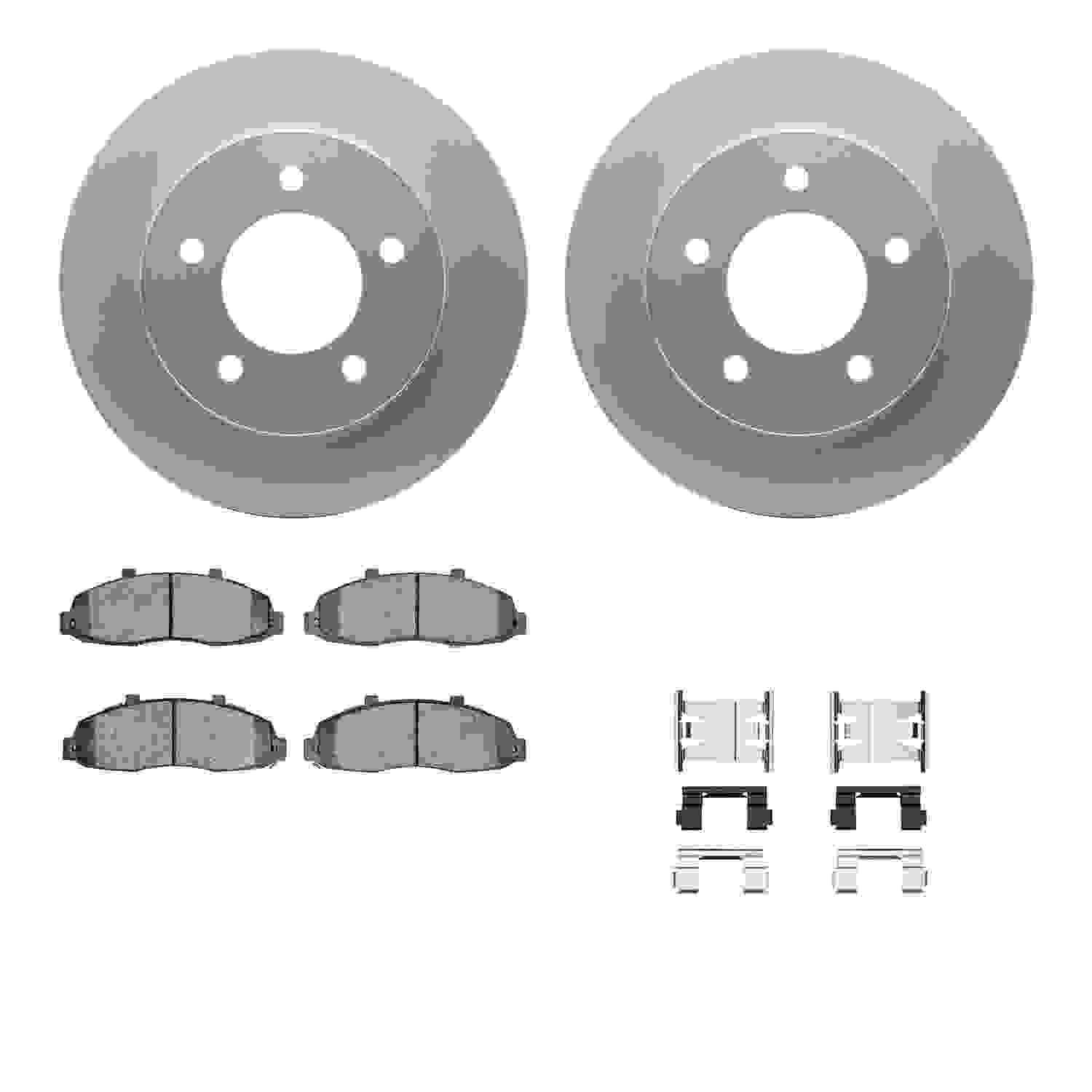 Dynamic Friction Company Disc Brake Kit 4512-99128