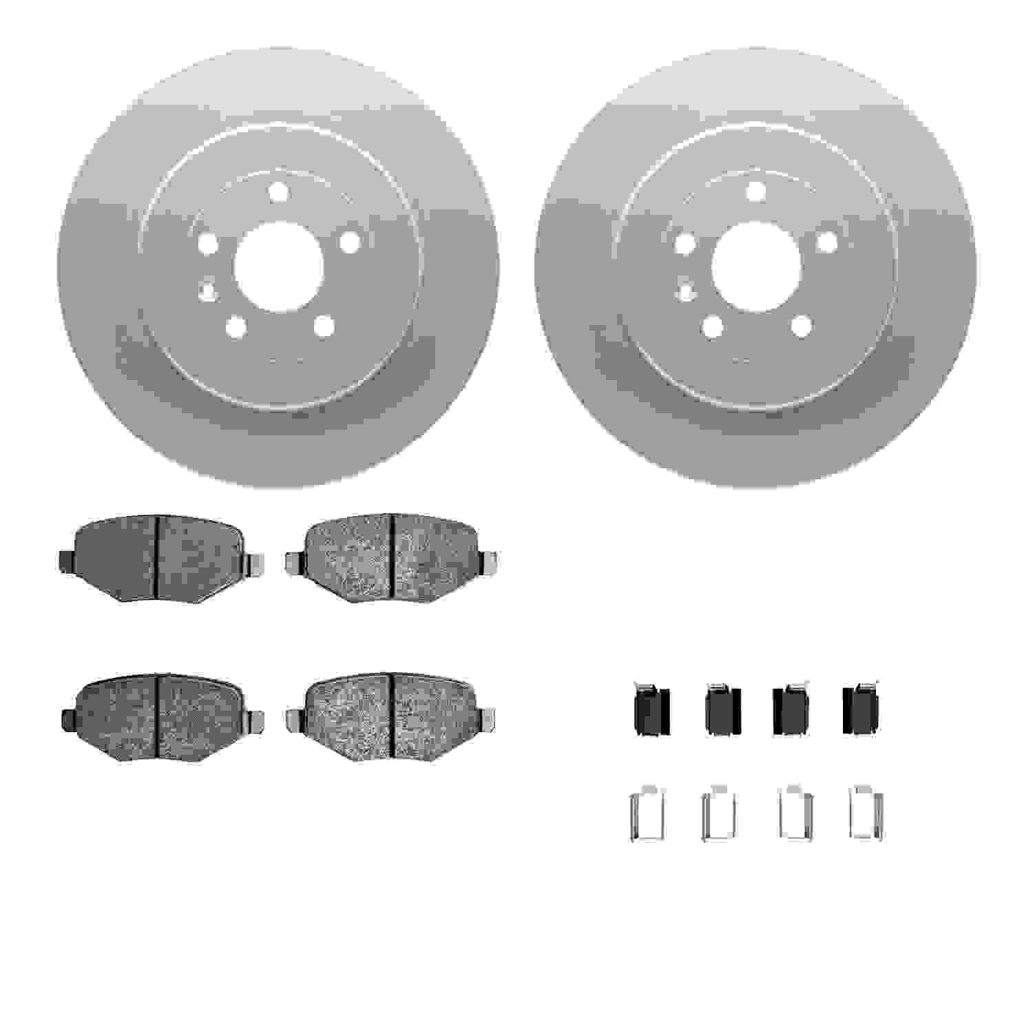 Dynamic Friction Company Disc Brake Kit 4512-99215