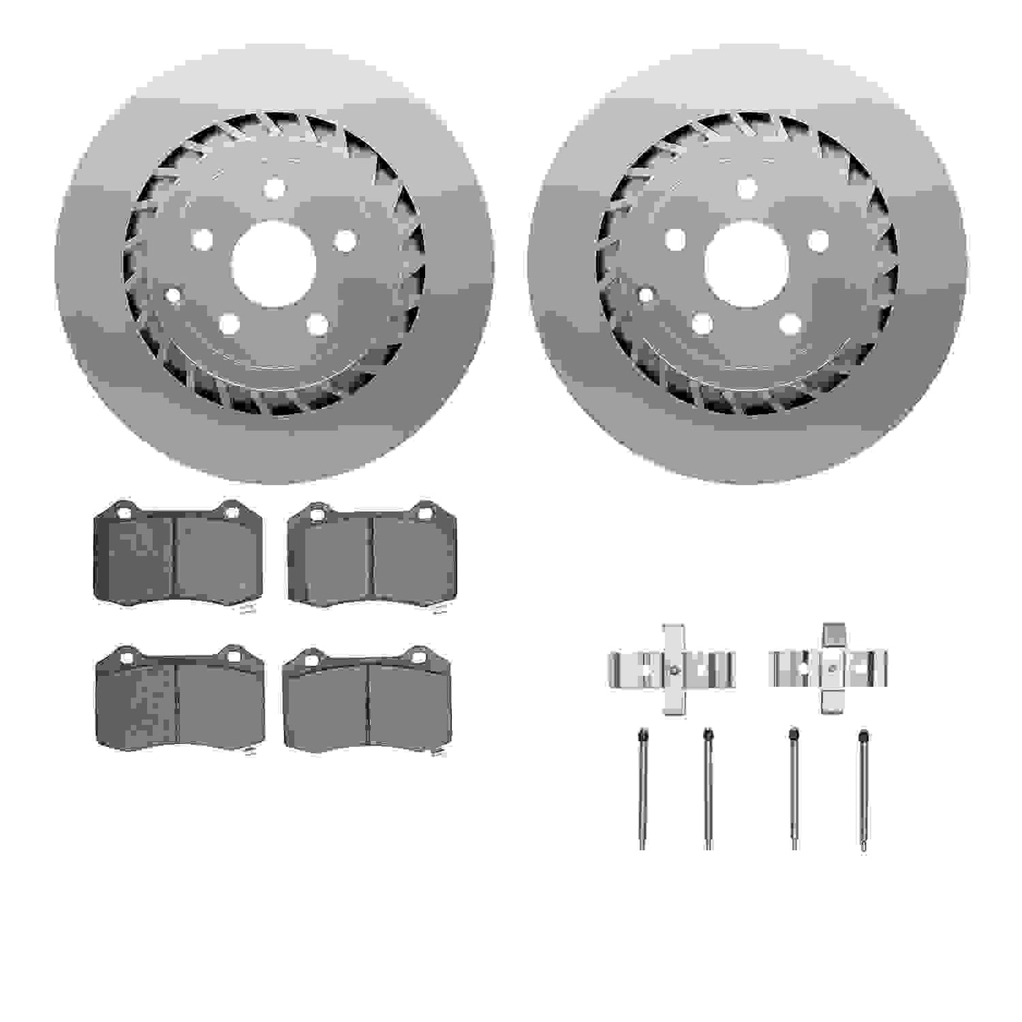 Dynamic Friction Company Disc Brake Kit 4612-47010
