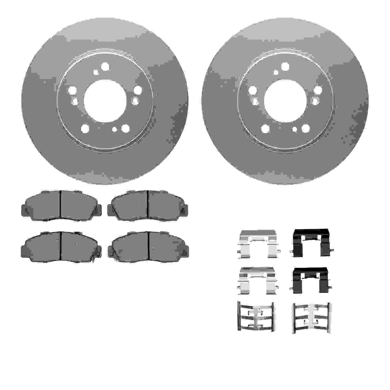 Dynamic Friction Company Disc Brake Kit 4612-58000