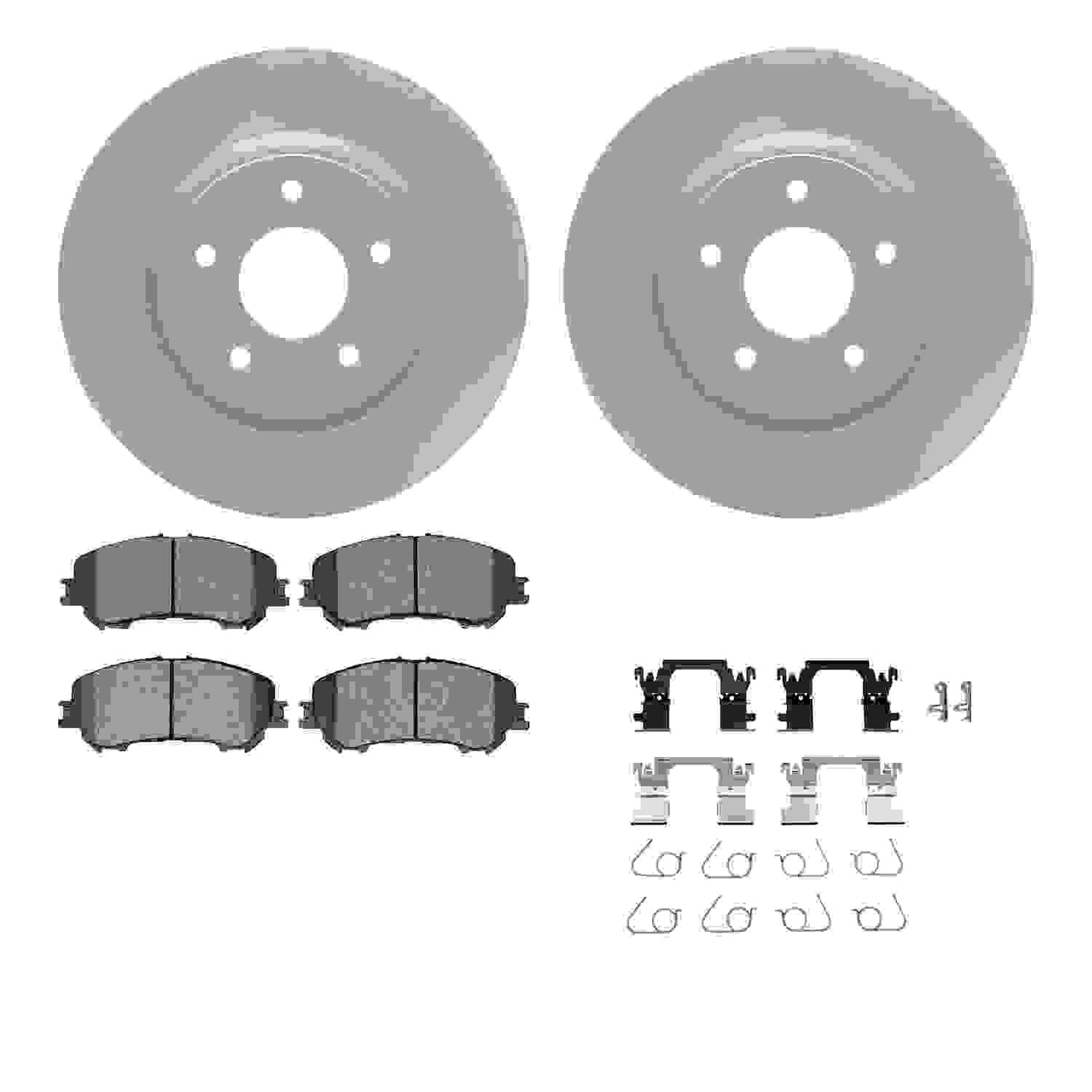 Dynamic Friction Company Disc Brake Kit 4612-67014