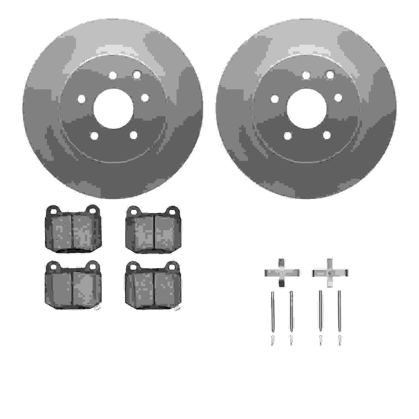 Dynamic Friction Company Disc Brake Kit 4612-68002