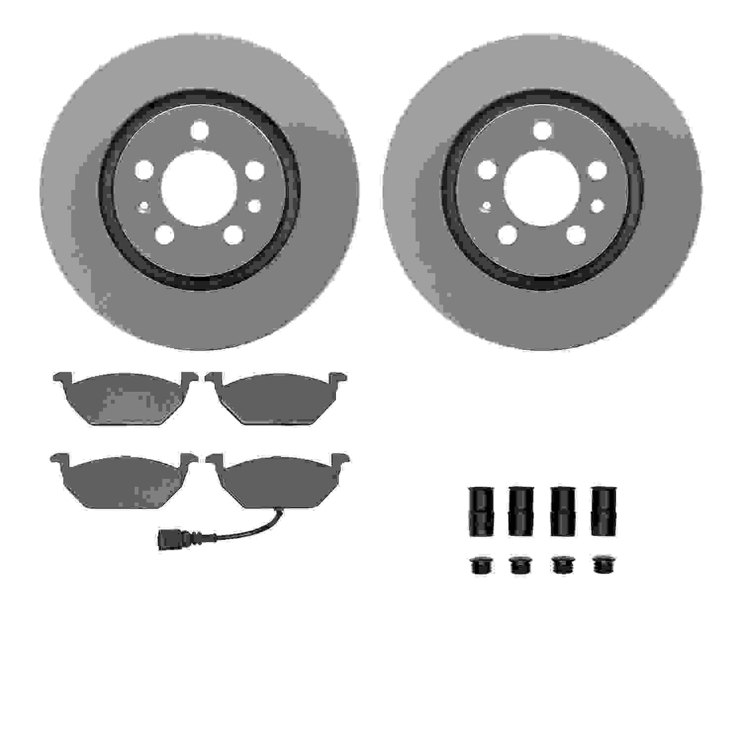Dynamic Friction Company Disc Brake Kit 4612-74007