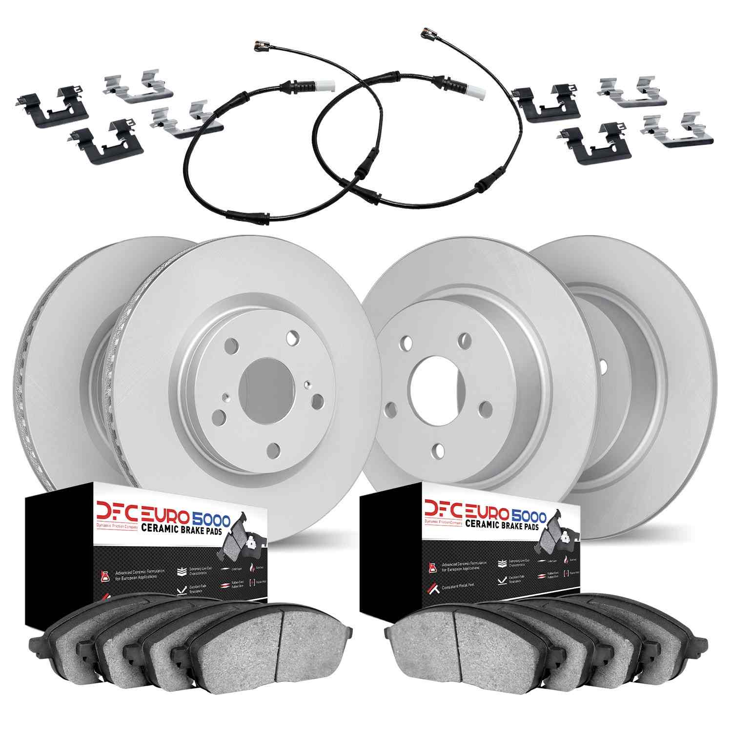 Dynamic Friction Company Disc Brake Kit 4624-10028