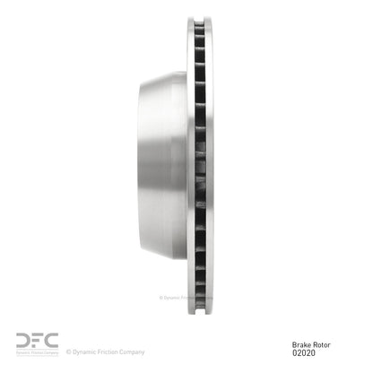 Dynamic Friction Company Disc Brake Rotor 600-02020