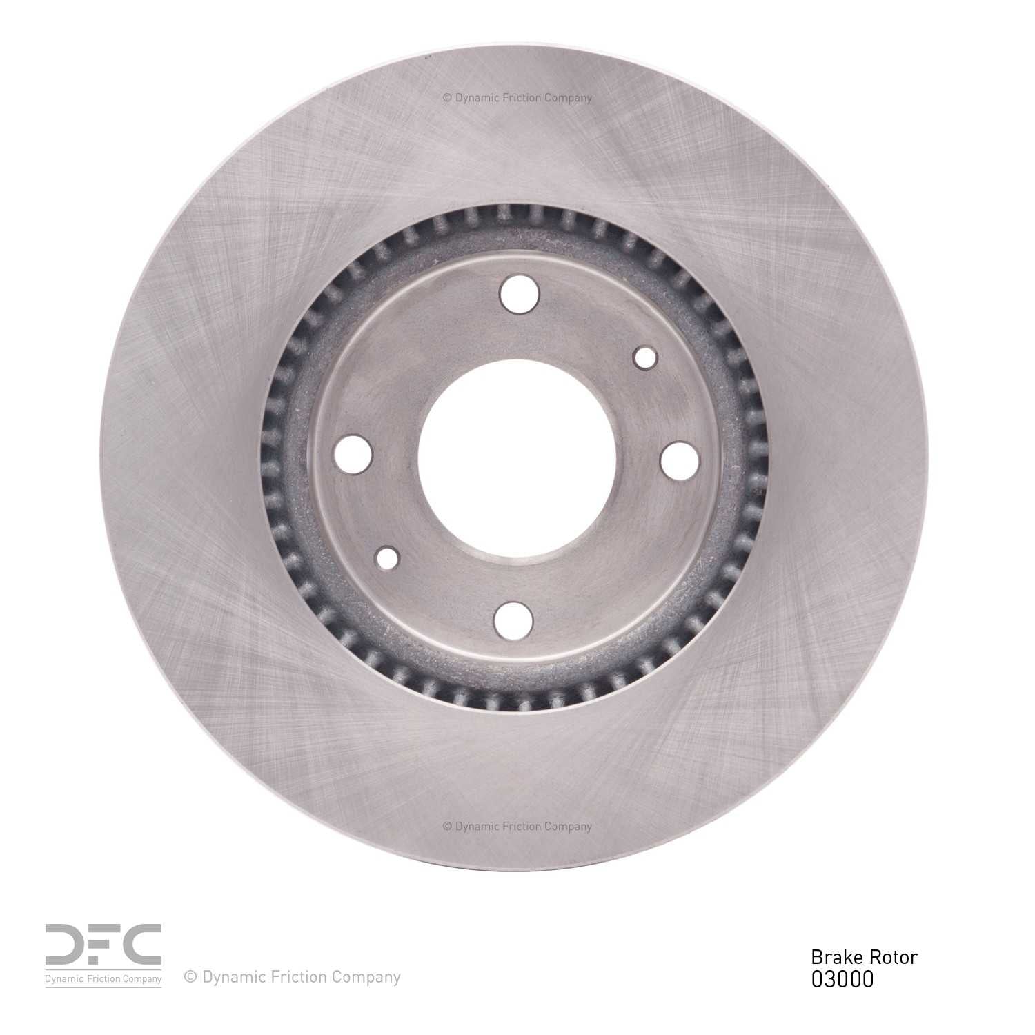 Dynamic Friction Company Disc Brake Rotor 600-03000