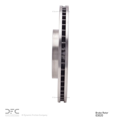 Dynamic Friction Company Disc Brake Rotor 600-03020